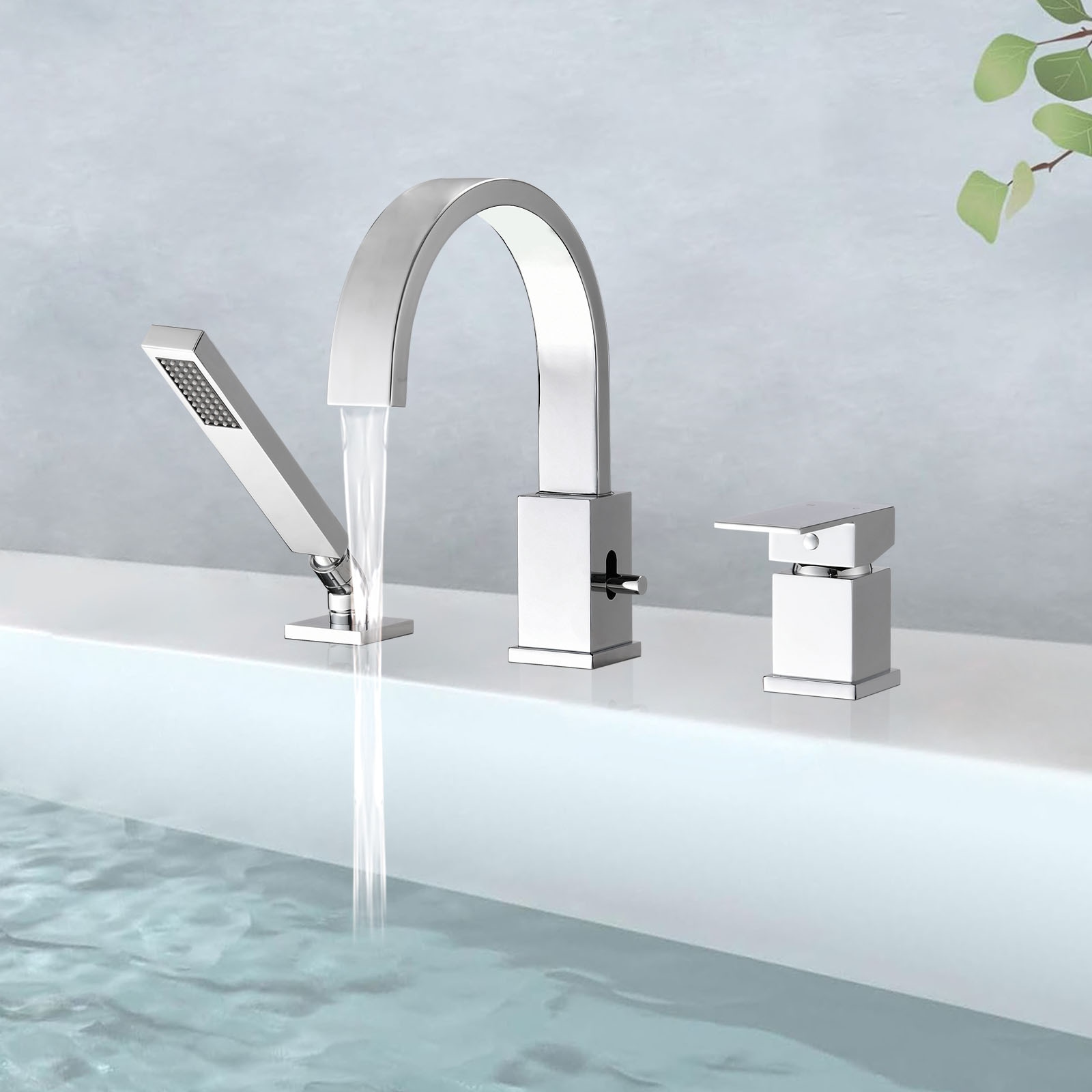 GLANZEND 6514Y2RNM Roman-Tub-Faucets - View #5