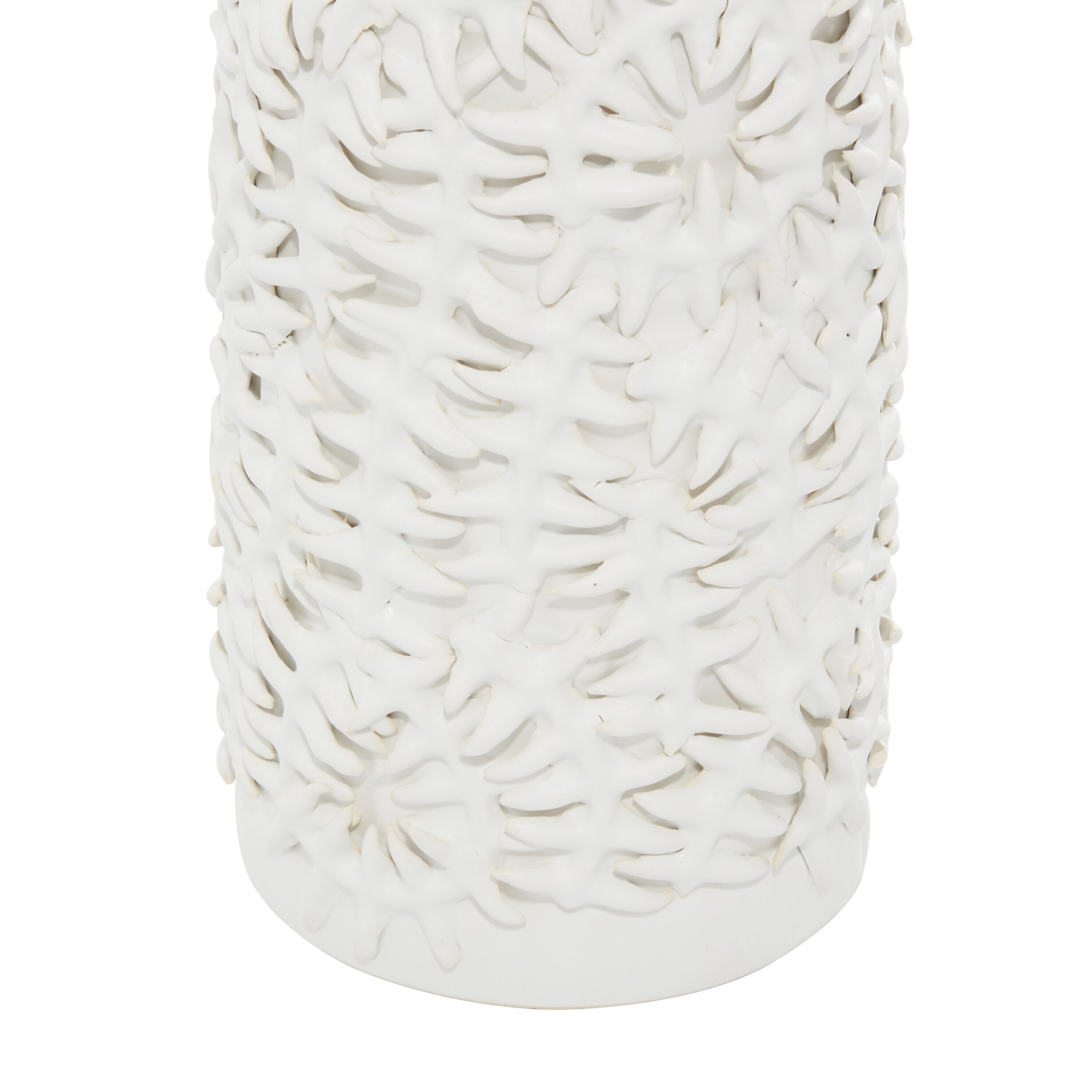 Grayson Lane White Stone Modern Vase at Lowes.com