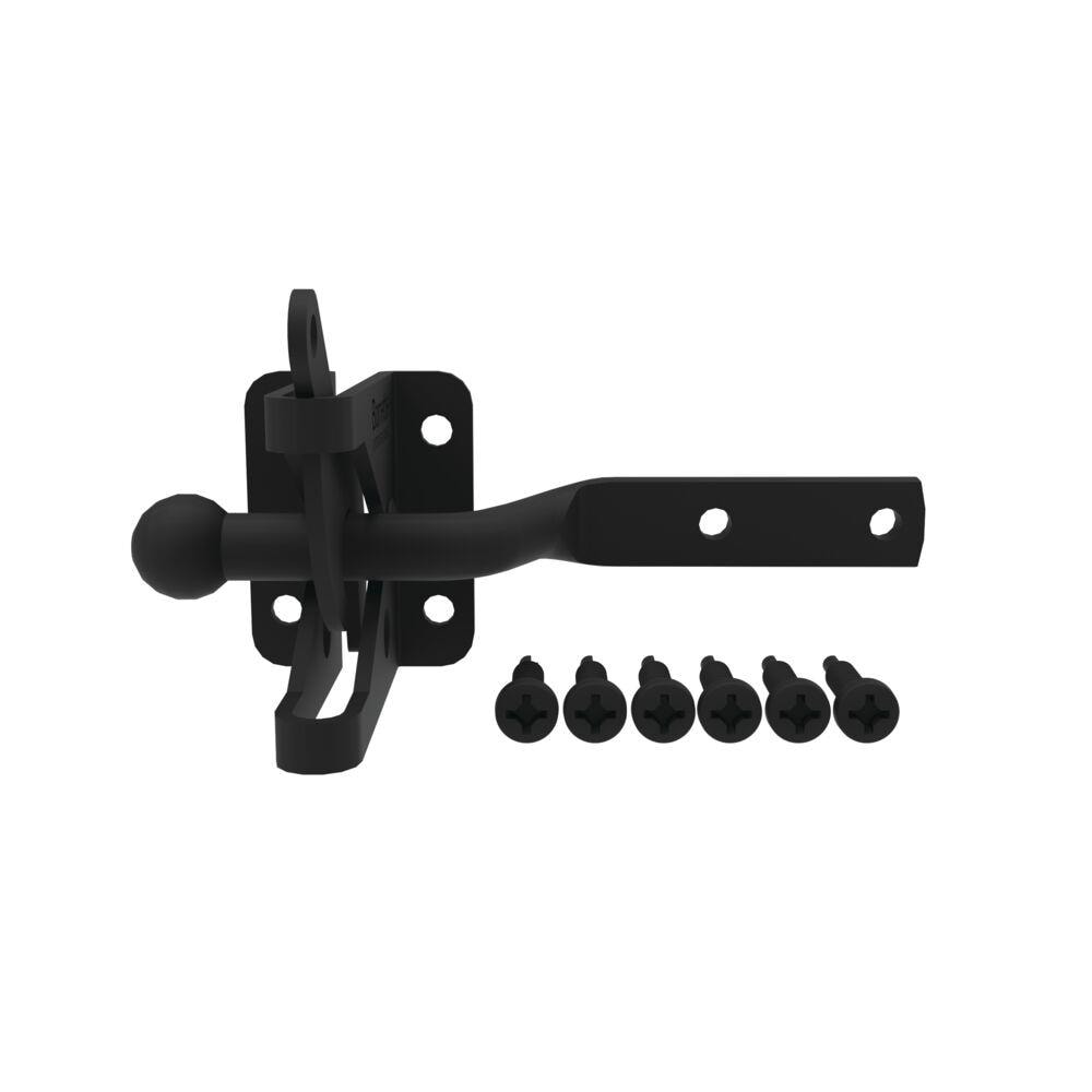 Barrette Outdoor Living 73028060 Standard 2-1/4-in Black Gate latch