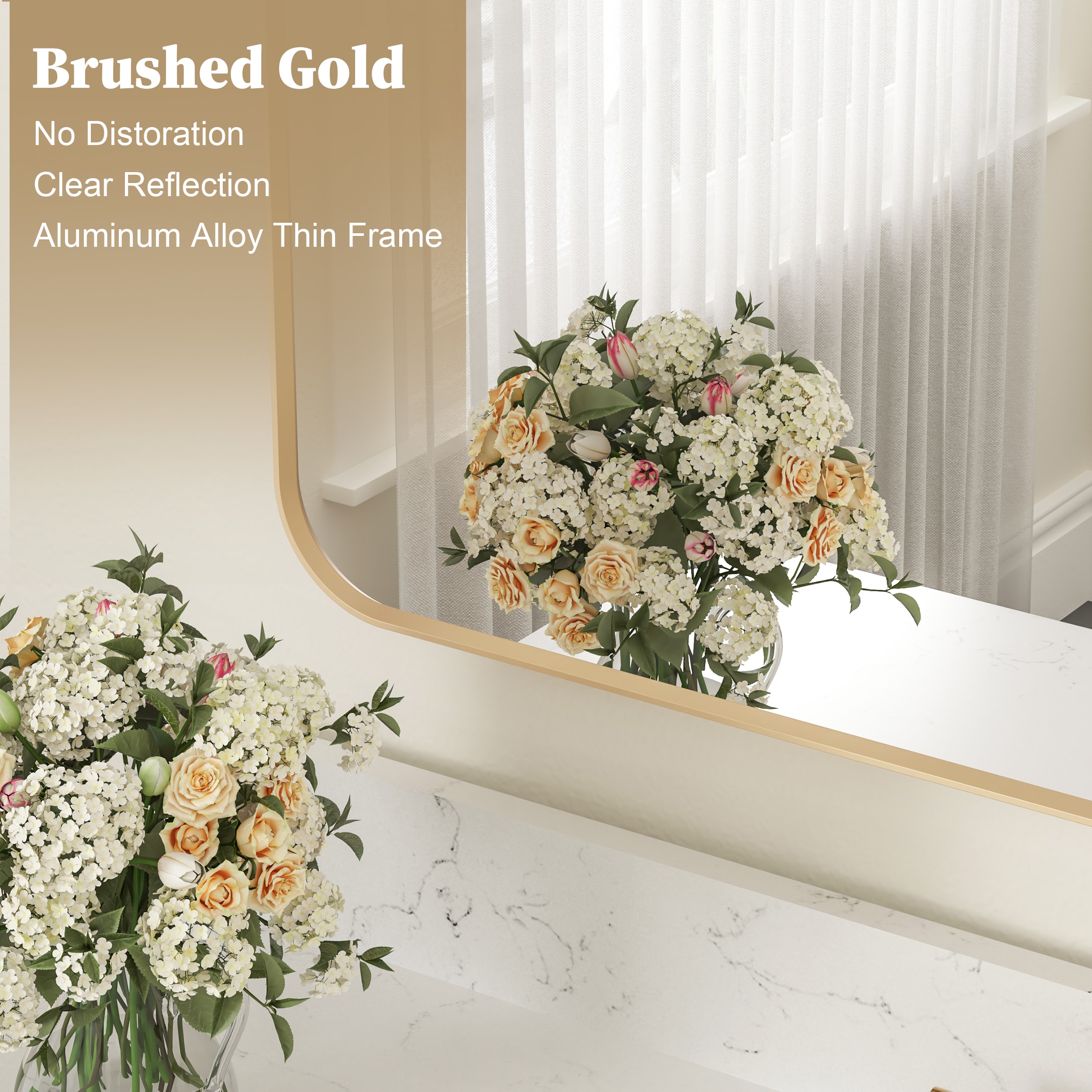 Forclover ALW65-M2028 Framed-Bath-Mirrors - View #7