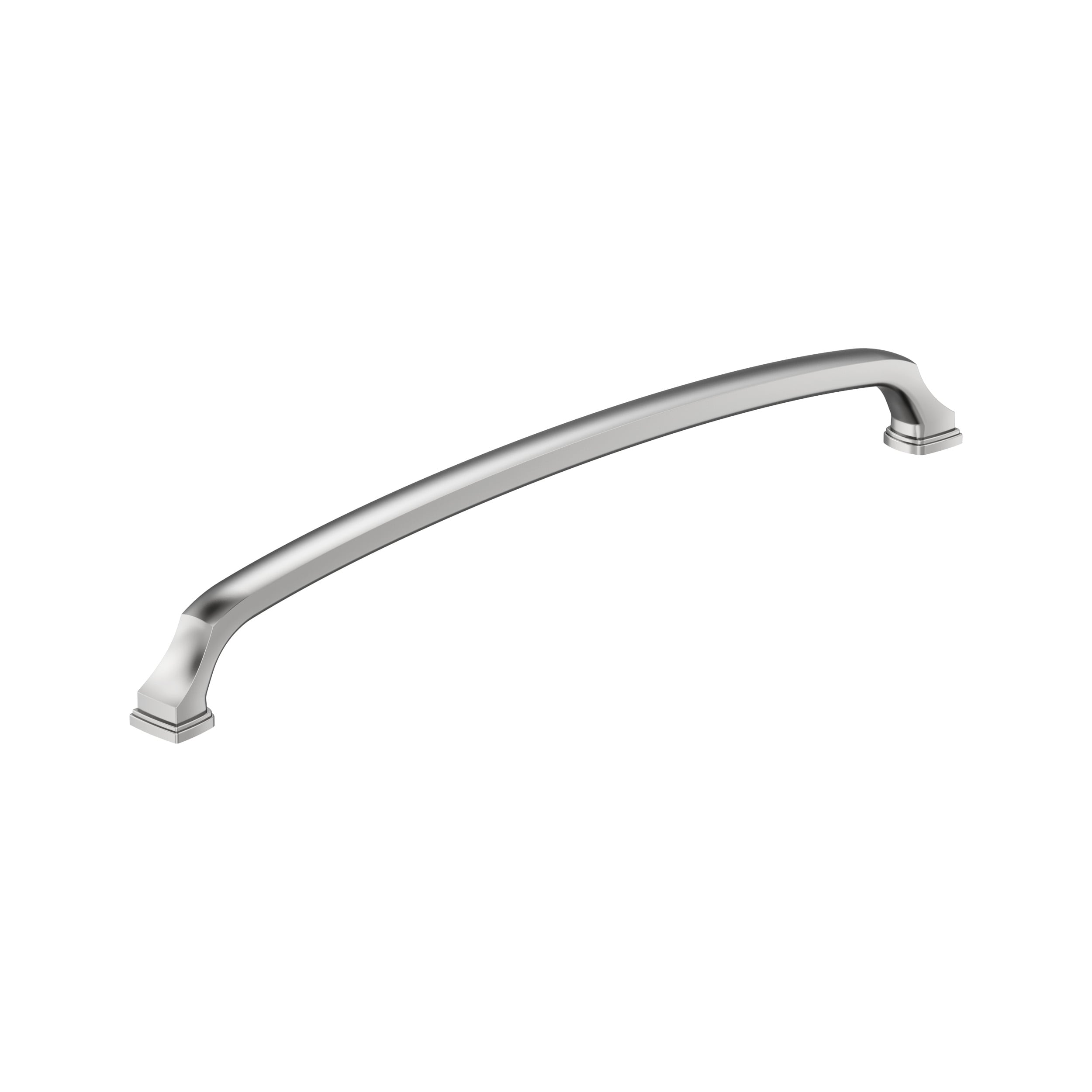 Polished Chrome 12-5/8" Bar Cabinet Pull with Mounting Hardware