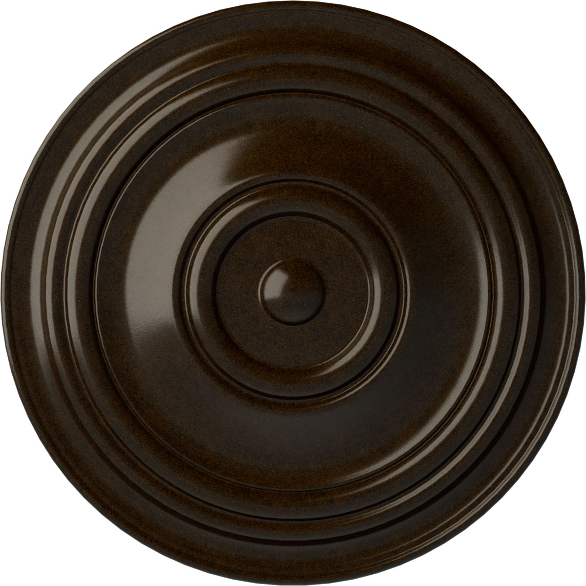 Ekena Millwork CM31TRBZS Traditional 31.5-in W x 31.5-in L Traditional Painted Bronze Polyurethane Whole Ceiling Medallion