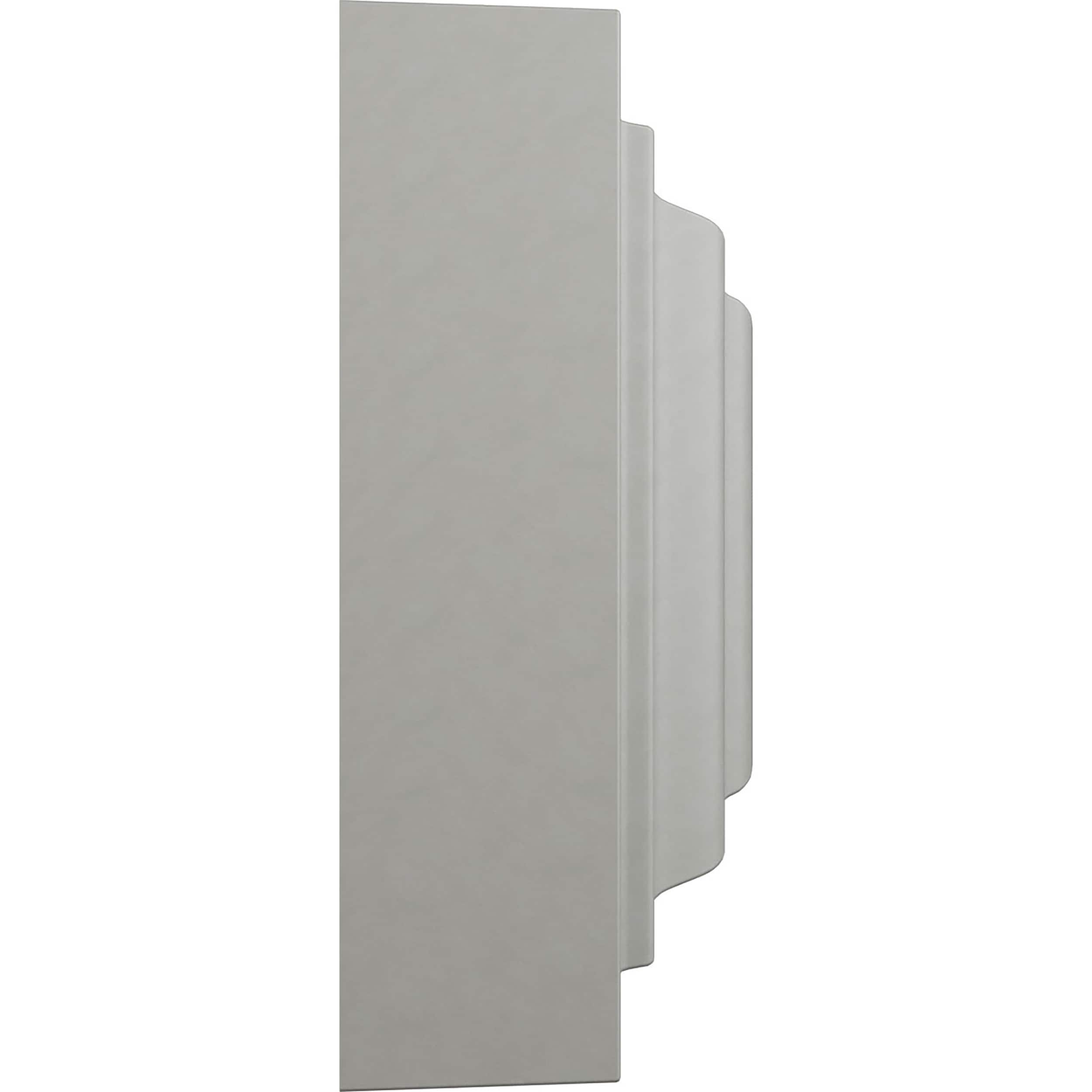 Primed White Urethane Leandros Rosette 4.38 x 4.38 x 1.25 in.