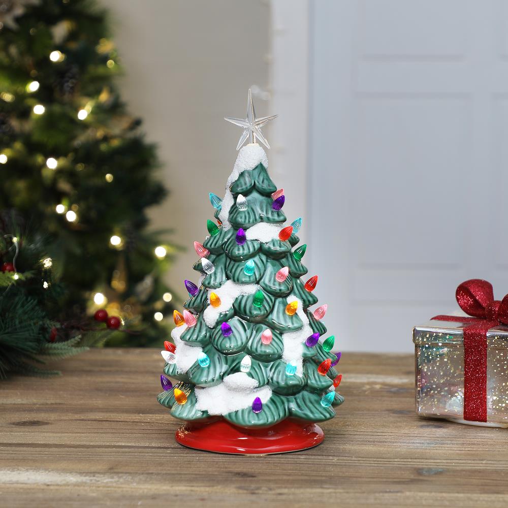 allen + roth 13.97-in Lighted Christmas Tree(s) Christmas Decor at