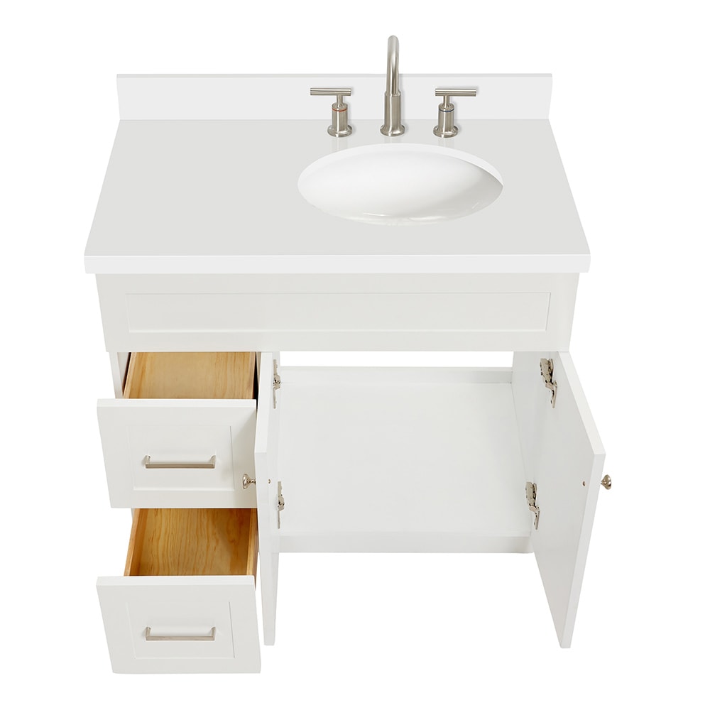 ARIEL F037SRWQOVOWHT Bath-Vanity-Combo - View #5