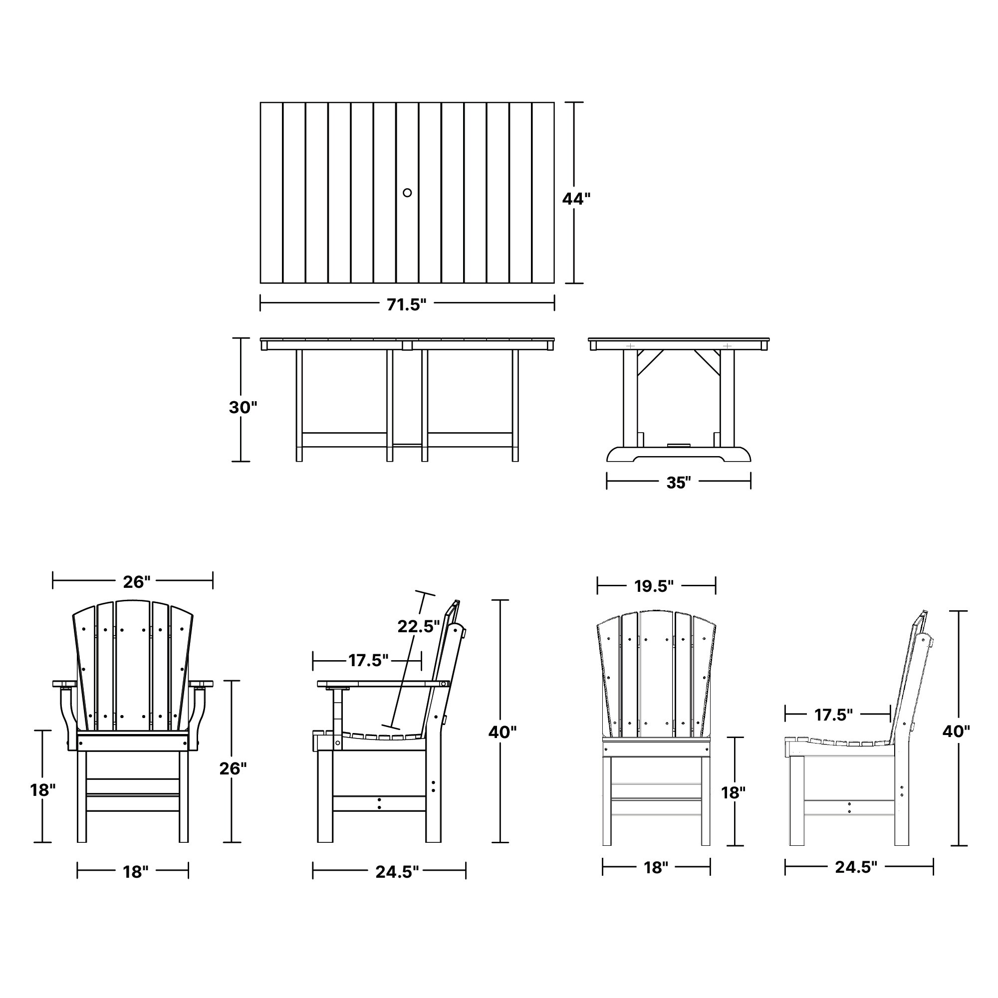 Wildridge LCC-188-BK Patio-Dining-Sets - View #8