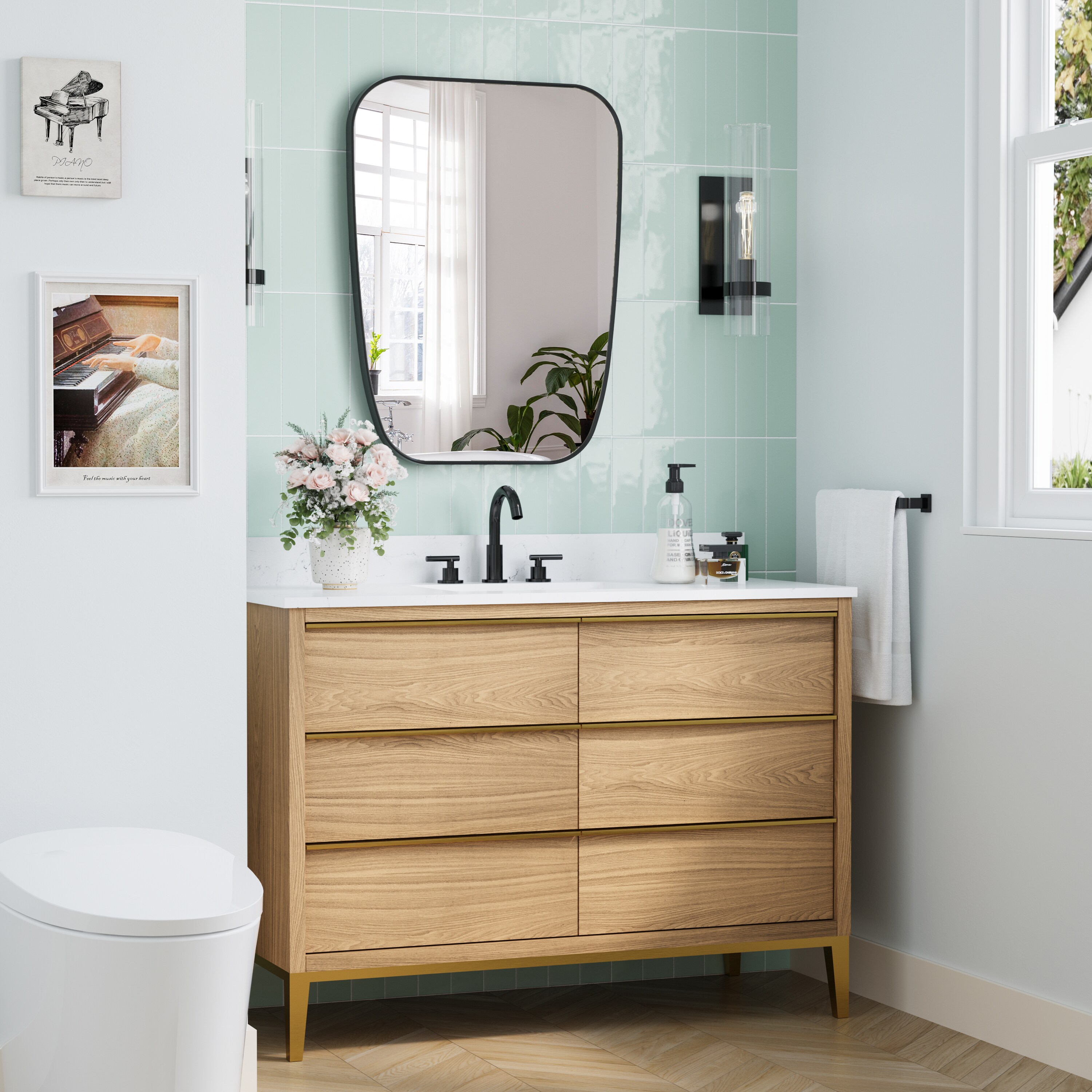 Forclover WBSGO70869 Framed-Bath-Mirrors - View #7