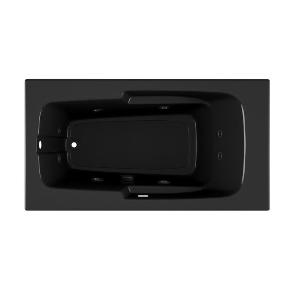 Jacuzzi NG11917 CETRA 32-Inches x 60-Inches Black Acrylic Rectangular Drop-in Whirlpool tub ( Left Drain )