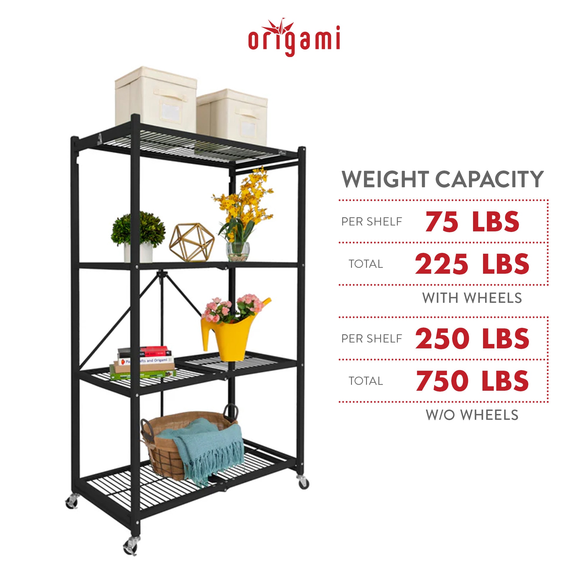 Origami 2 X R5-06W Free-Standing-Shelving - View #3