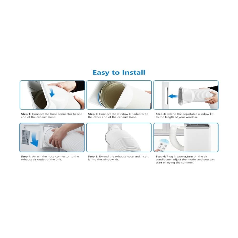 Qeetex LSHQQPHO-10HPW8ES Portable-Air-Conditioners - View #8