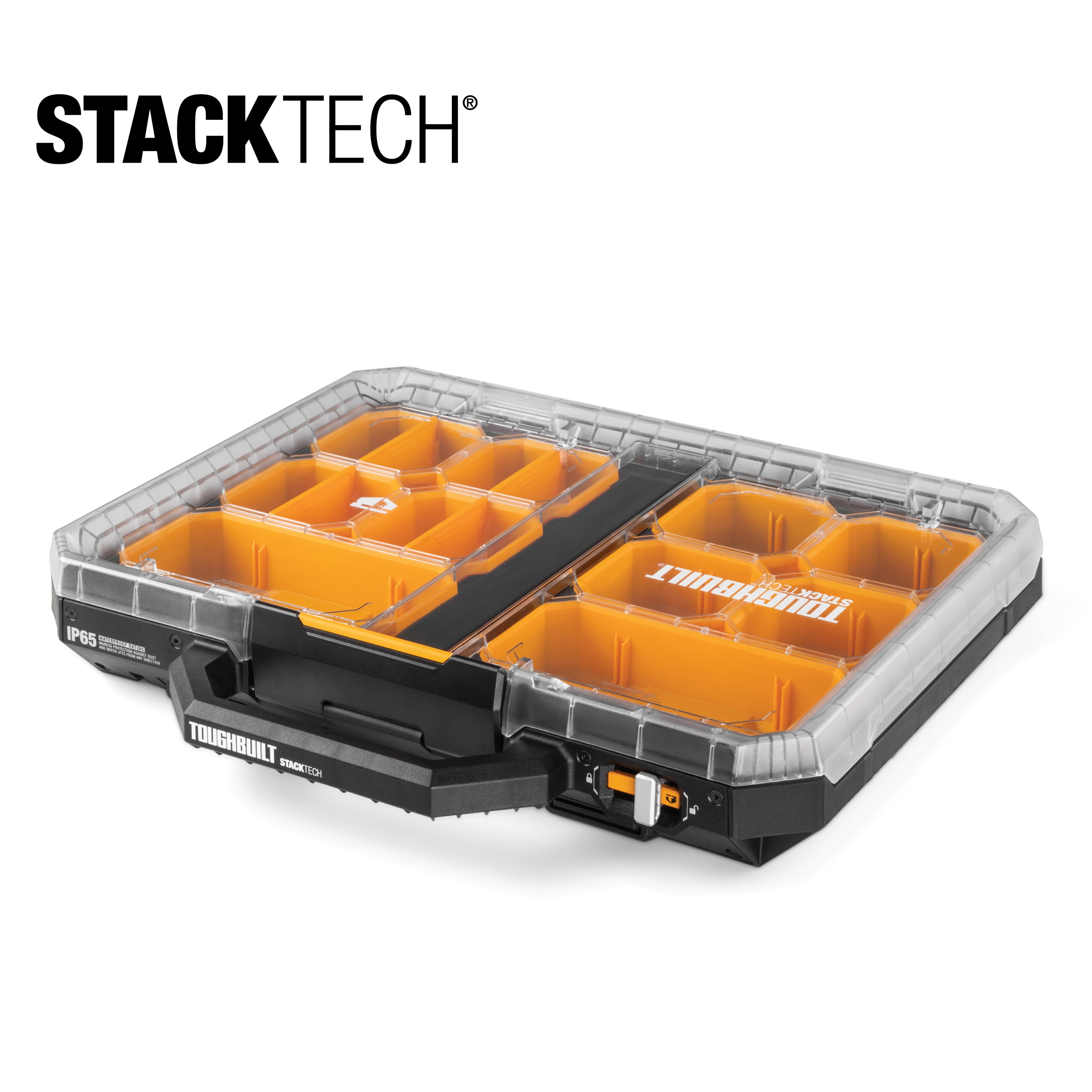 TOUGHBUILT STACKTECH Low-Profile 22-Compartment Plastic Small Parts  Organizer in the Small Parts Organizers department at