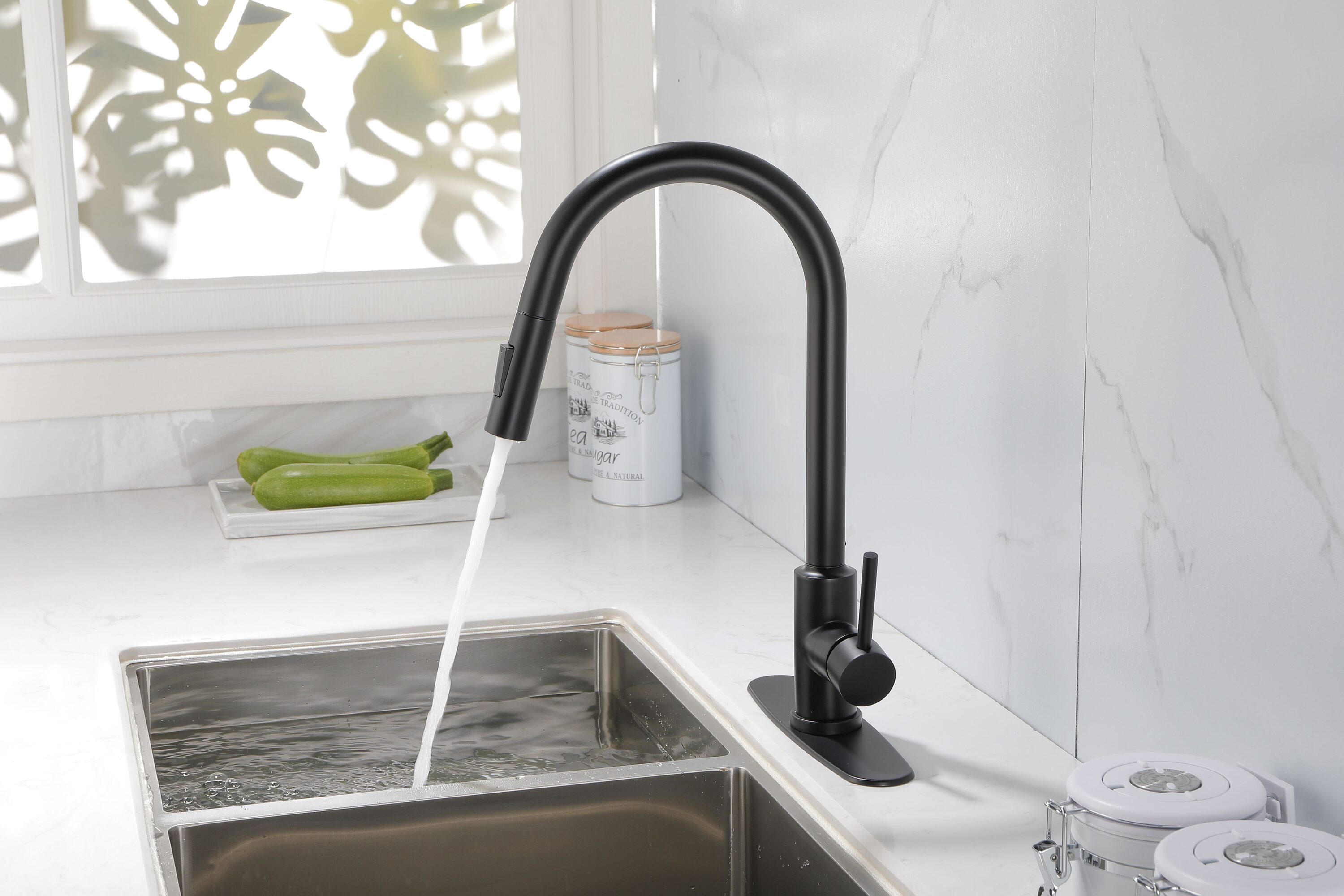 JUSHUA PQ-H2BWIA Kitchen-Faucets - View #3