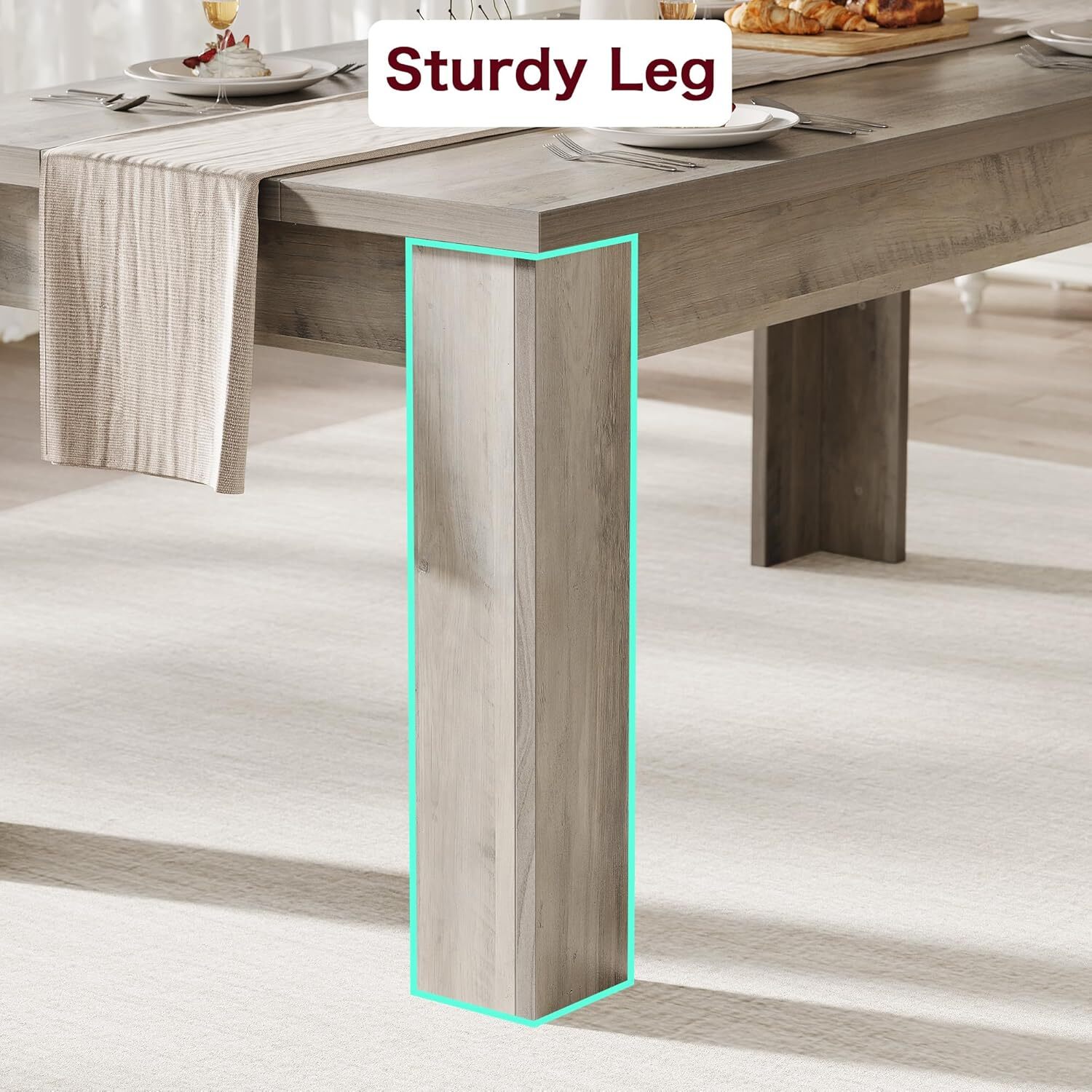 WhizMax XSN-PHO-16F2-GR30 Dining-Tables - View #4