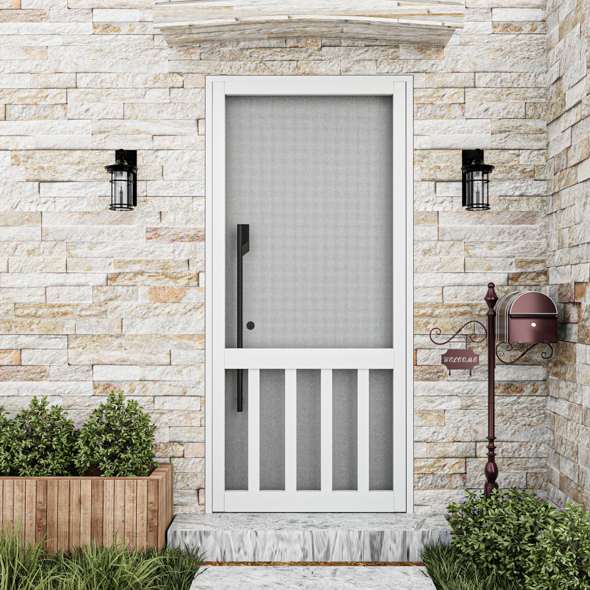 JUJUBON EX-SDWT-R-5L-36 Screen-Doors - View #2