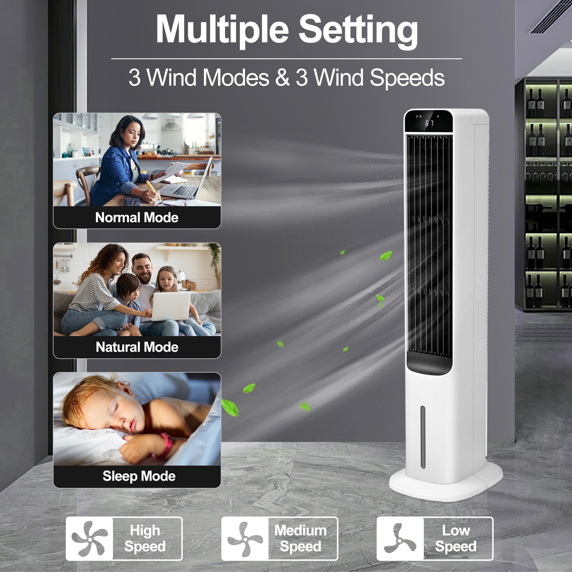 EdenDirect E-WTF-009D Evaporative-Cooler - View #3