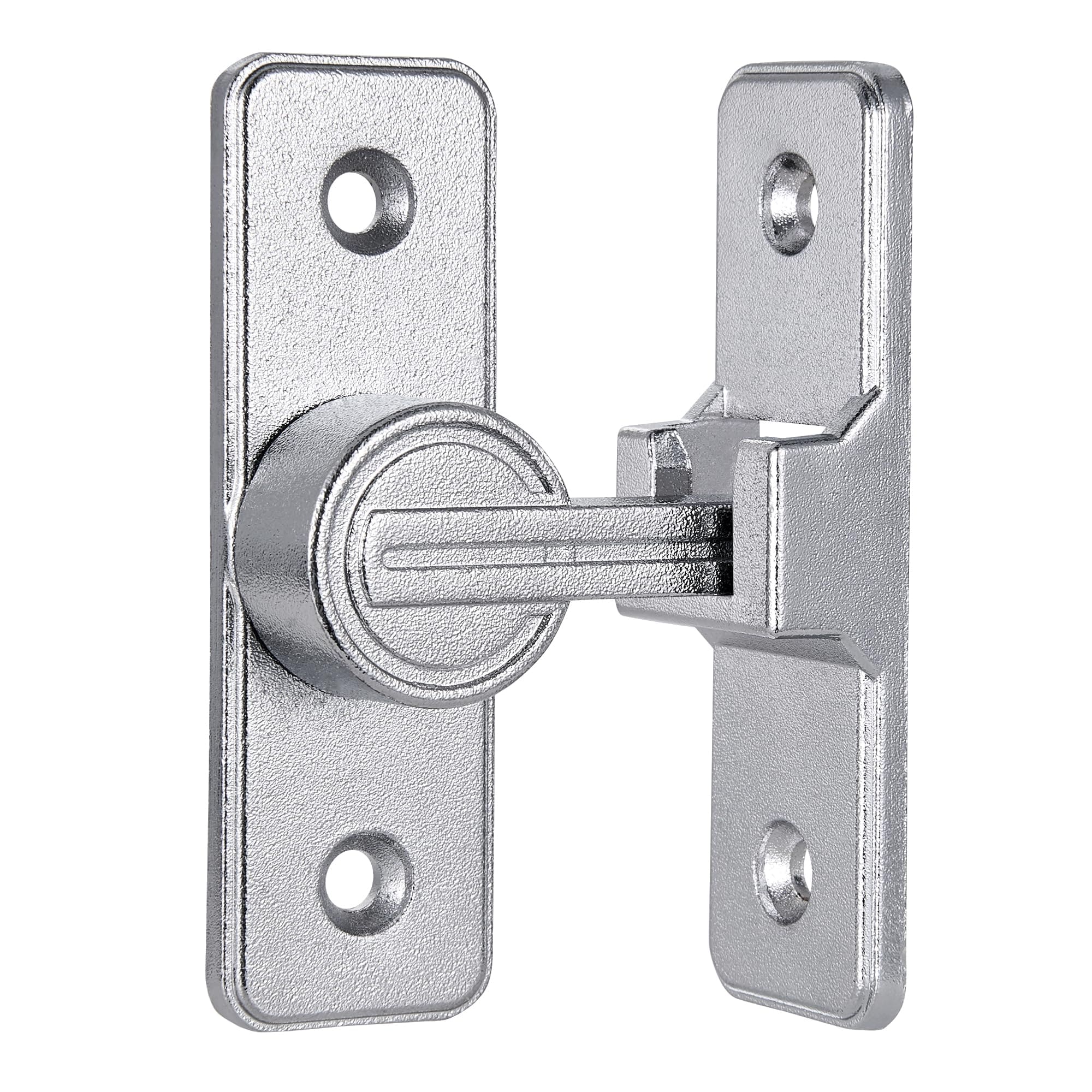 CYIKE  90 Degree Barn Door Latches Heavy Sliding Barn Door Lock Door Security Sliding Door Latch Lock for Cabinets Bathroom Barn Door Garden