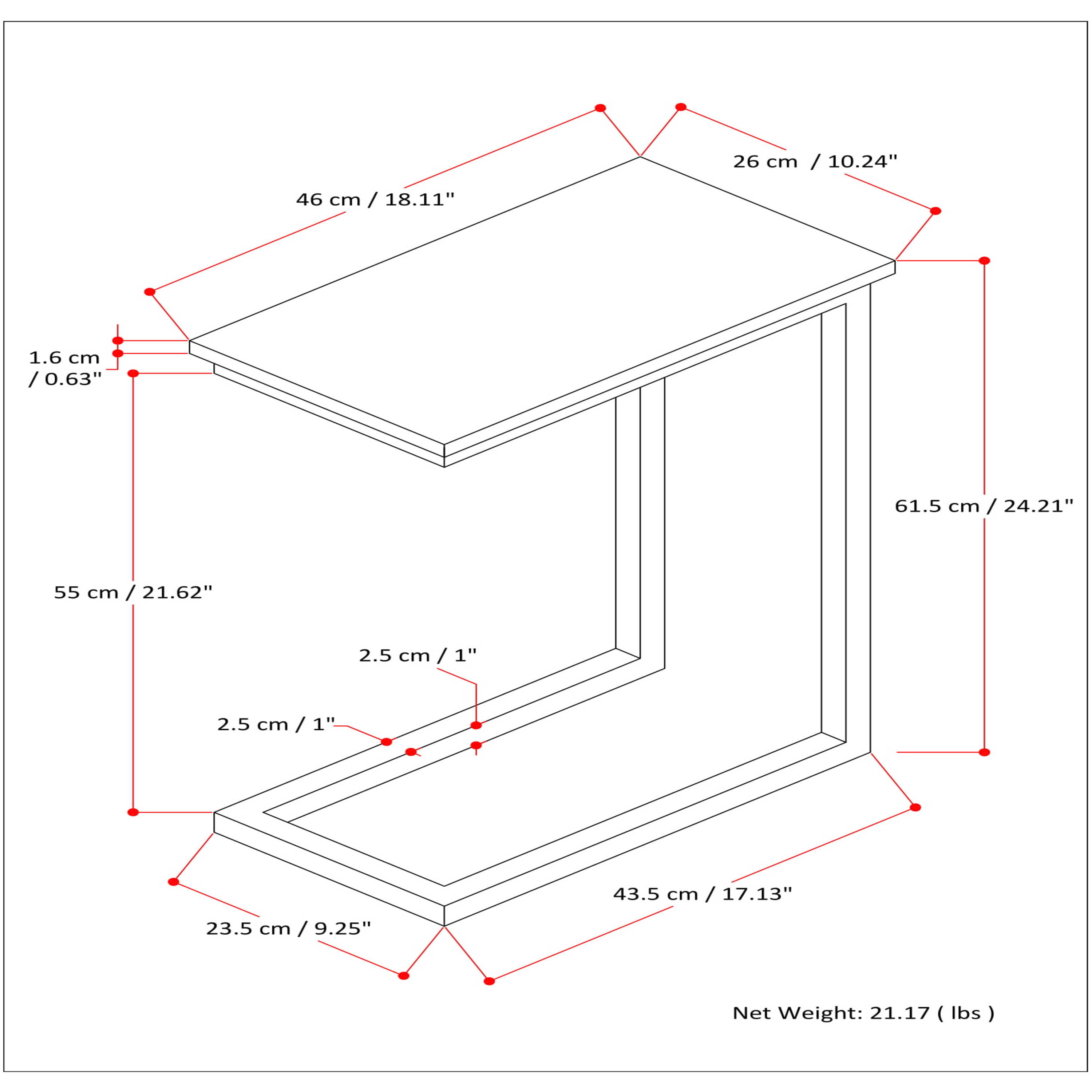 Simpli Home AXCSKY-09MRB End-Tables - View #8