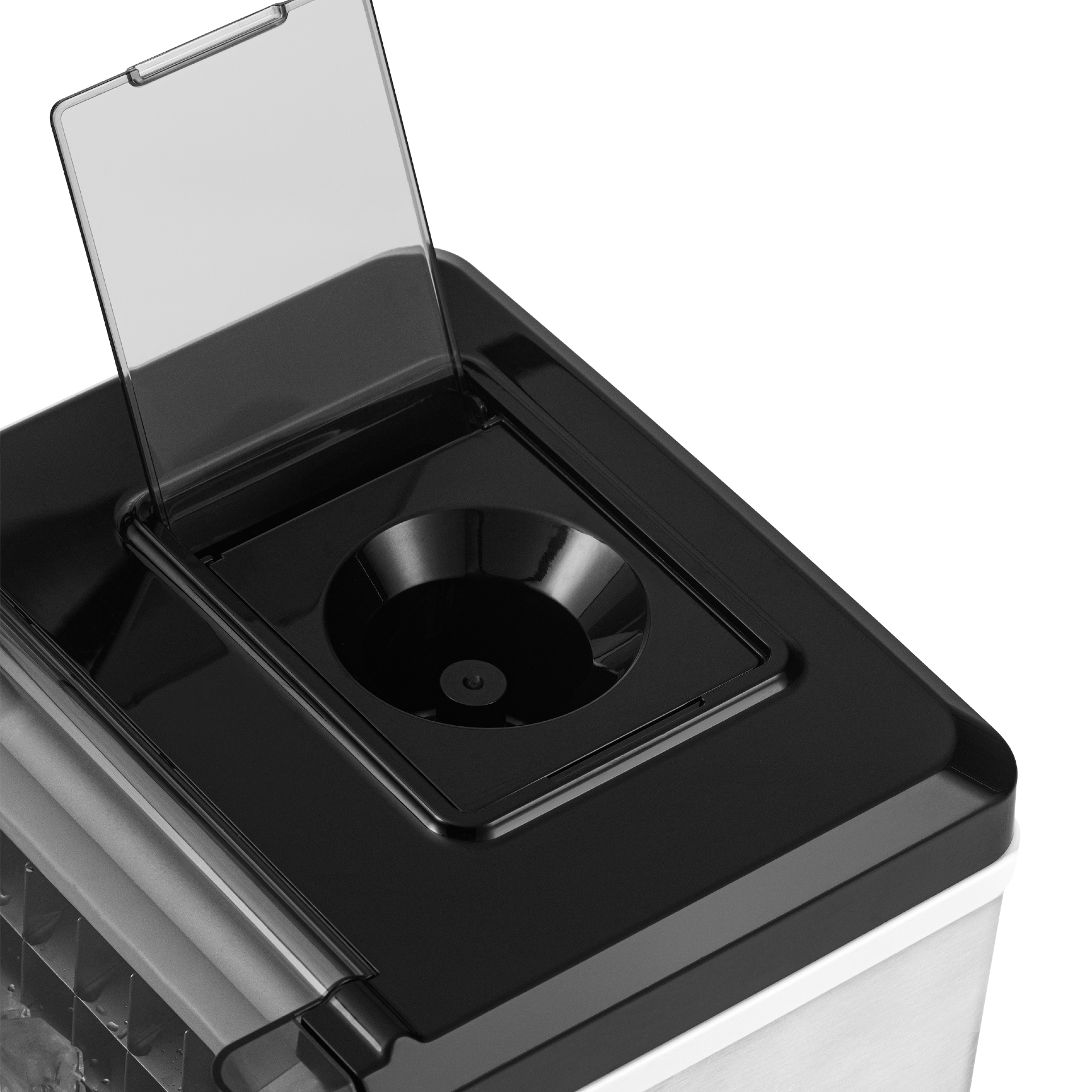 Newair Stainless Steel Portable Countertop Clear Ice Maker, 45lbs/Day