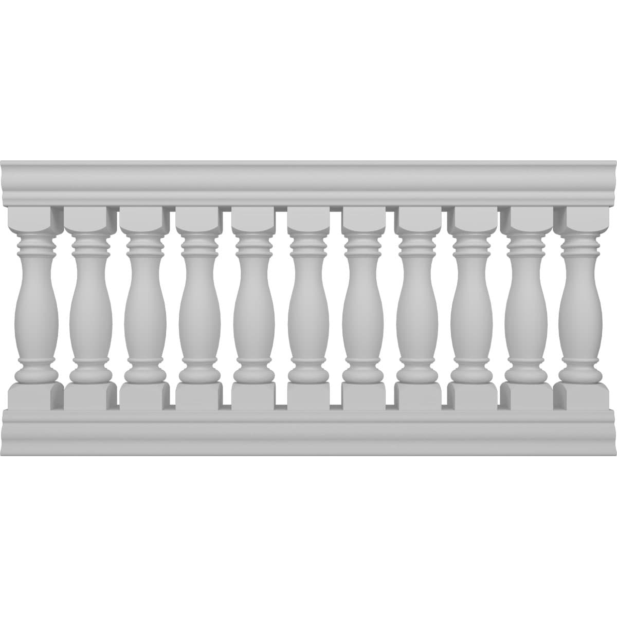 Ekena Millwork FiberThane Embassy Fiberglass Deck Rail Kit
