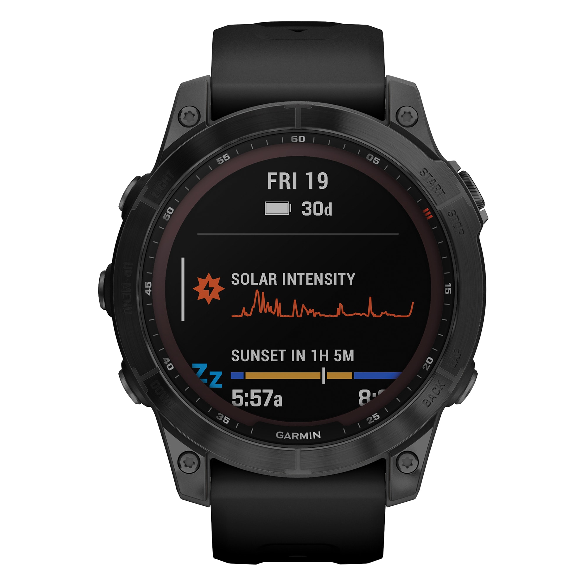 Garmin fēnix 7 Sapphire Solar Multisport GPS Watch (Black DLC
