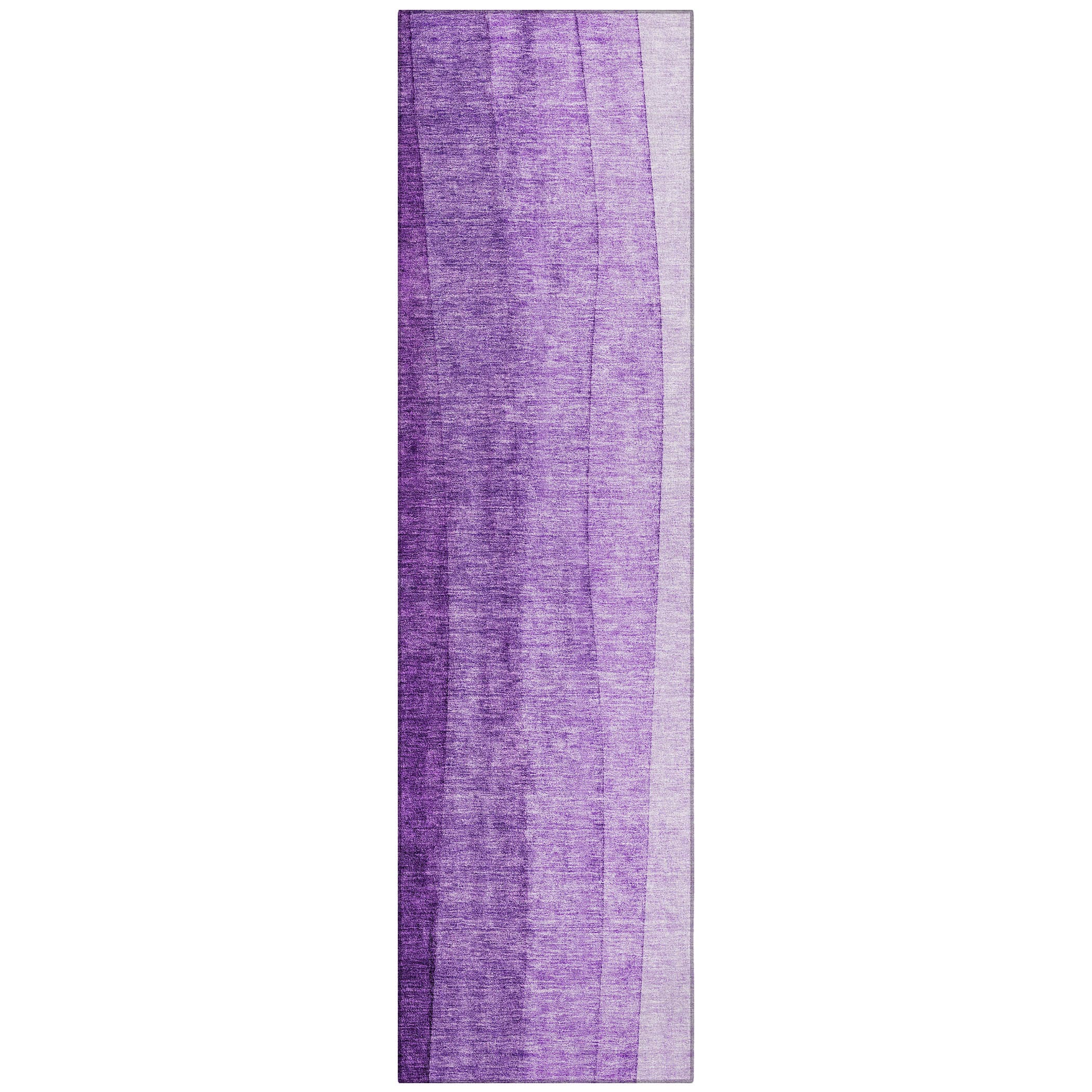 Addison Rugs ACN690PP2X8 Chantille ACN690PP 2 x 7 (ft) Polyester Purple Rectangular Indoor/Outdoor Geometric Machine washable Area rug