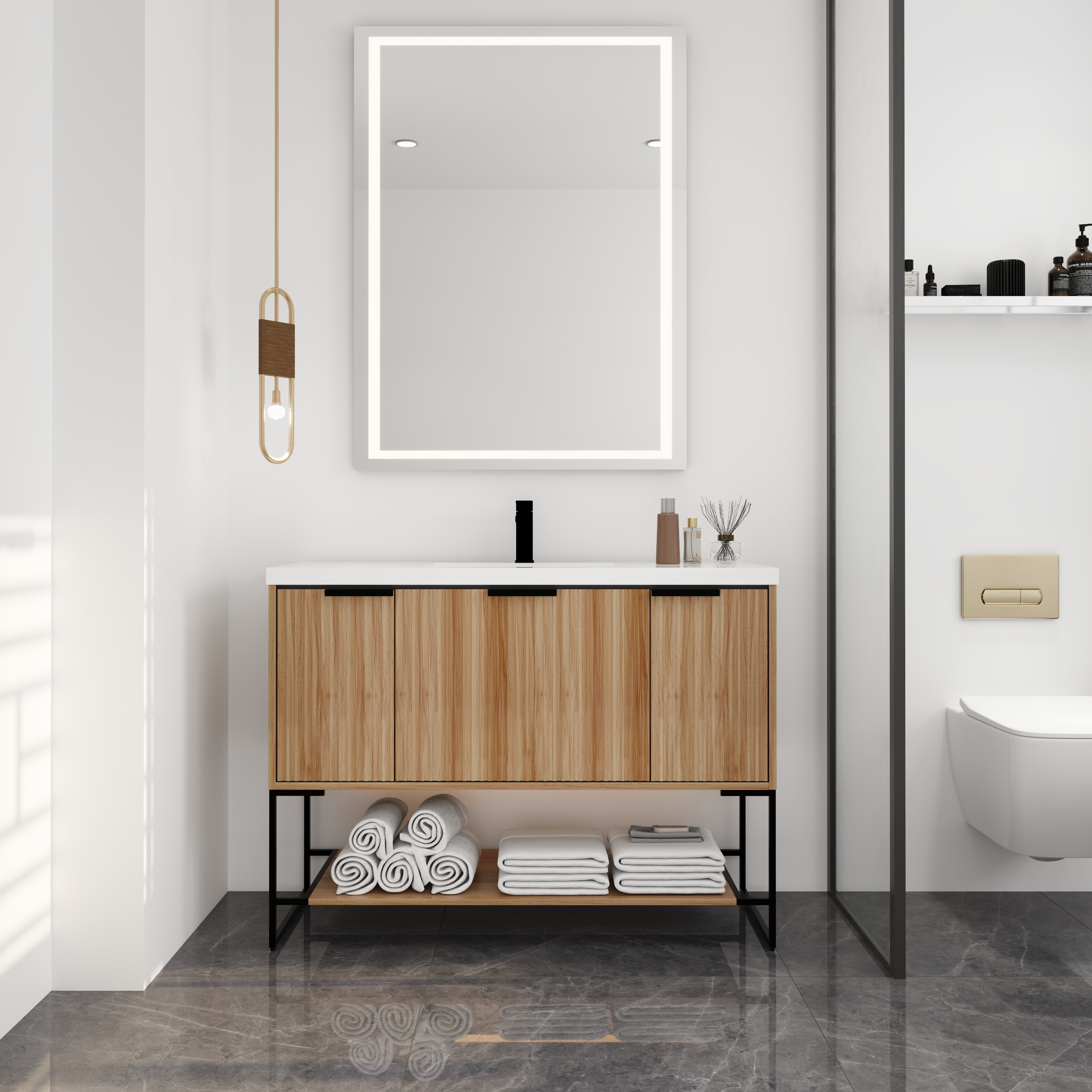 WELLFOR GLEM-51400 Bath-Vanity-Combo - View #2