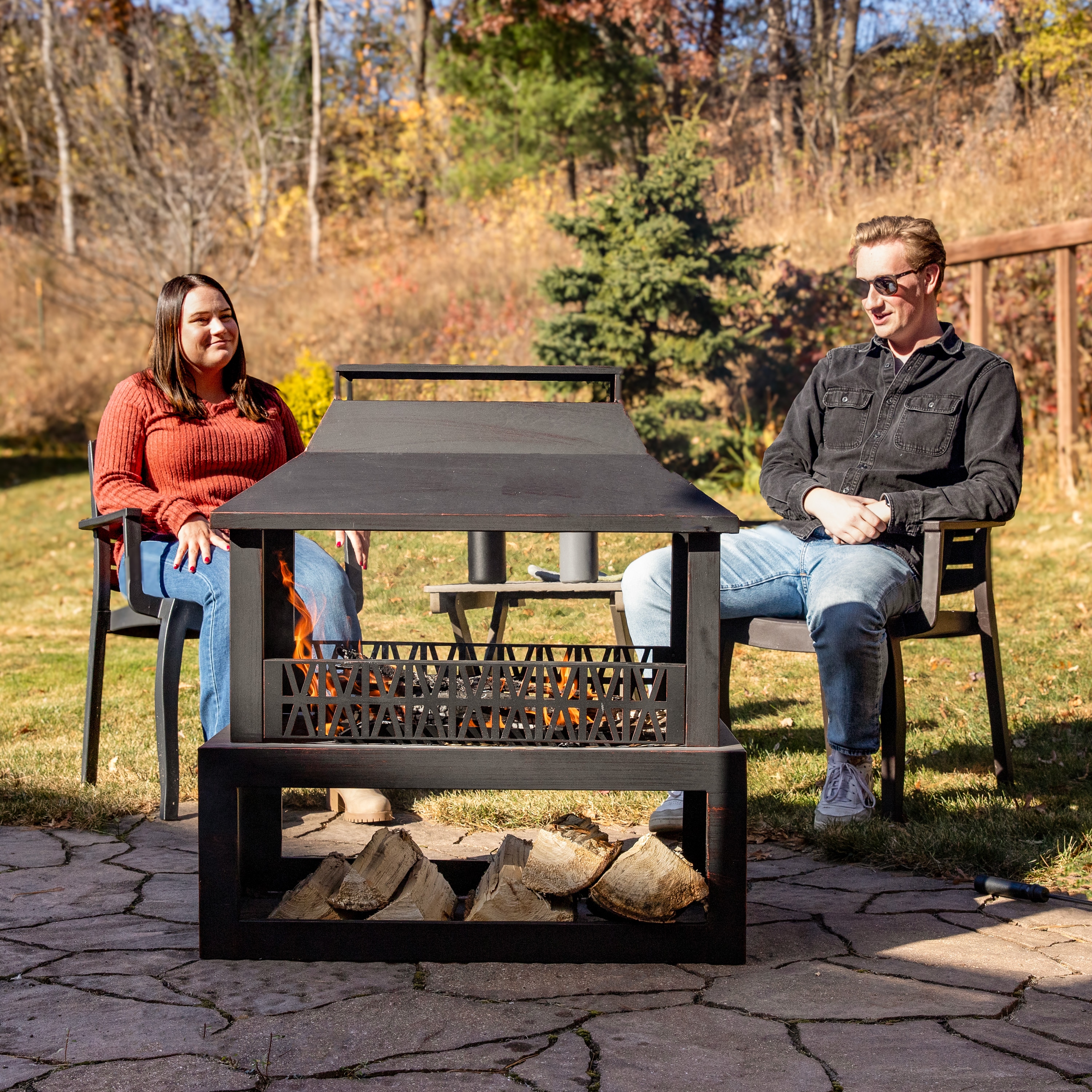 Sunnydaze Decor FSN-748 Outdoor-Woodburning-Firepits - View #11