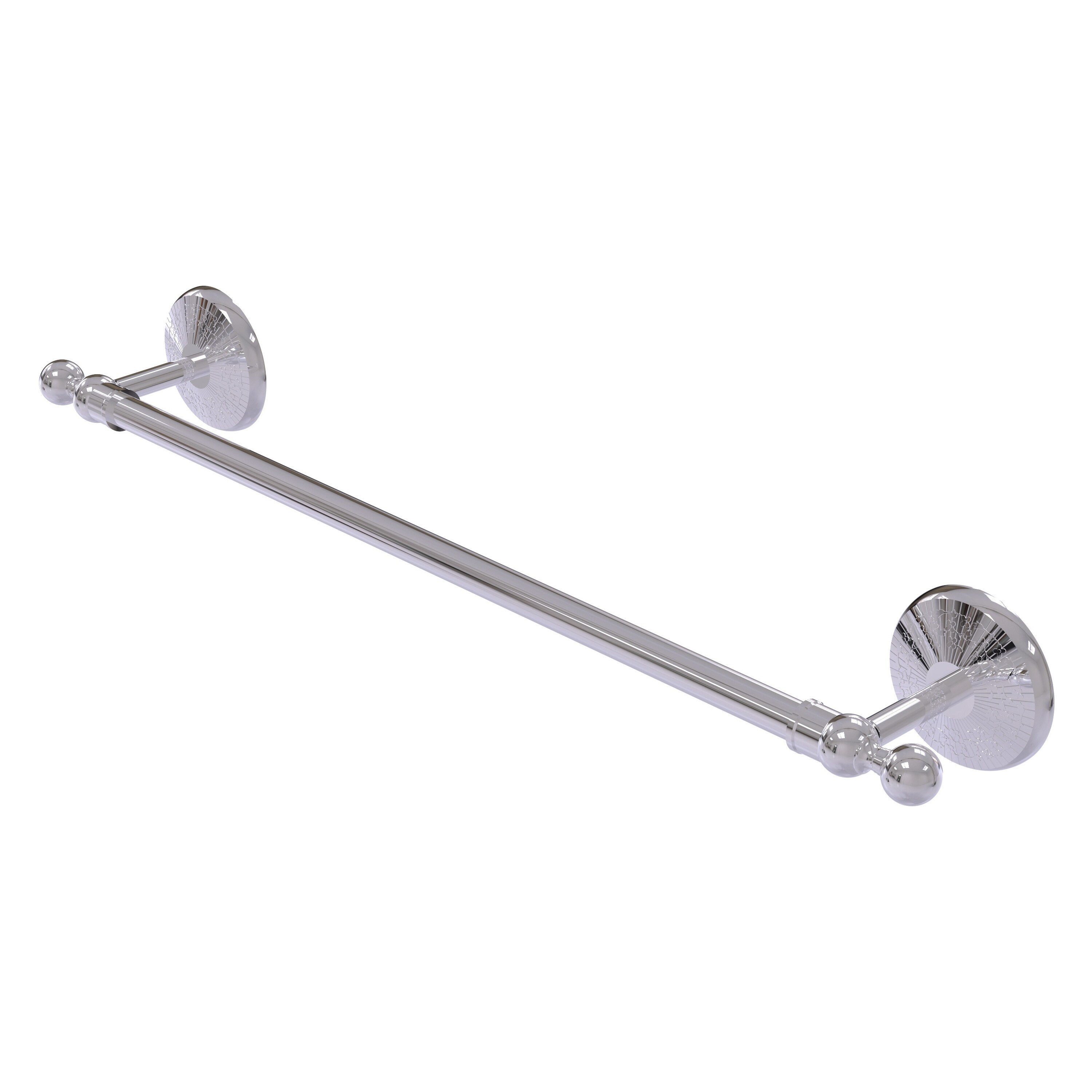 Allied Brass MC-41/24-PC Monte Carlo 24-in Polished Chrome Wall mount Single Towel Bar