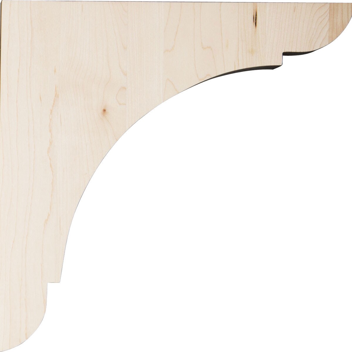 Extra Large Alder Wood Olympic Bracket Corbel