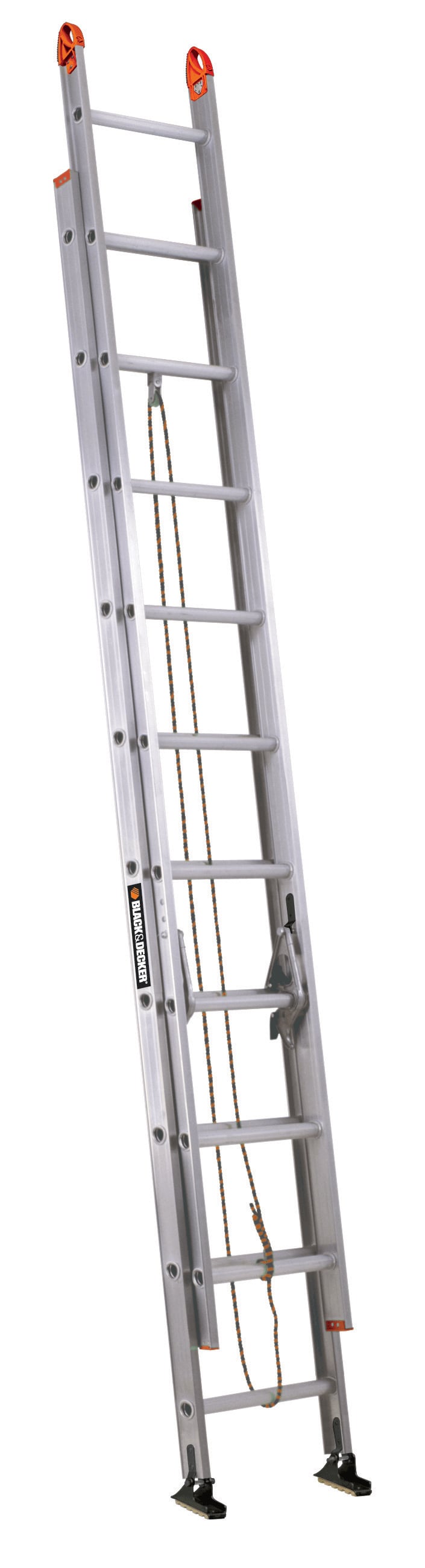 BLACK & DECKER Aluminum Type 1- 250-lb Capacity Extension Ladder at ...