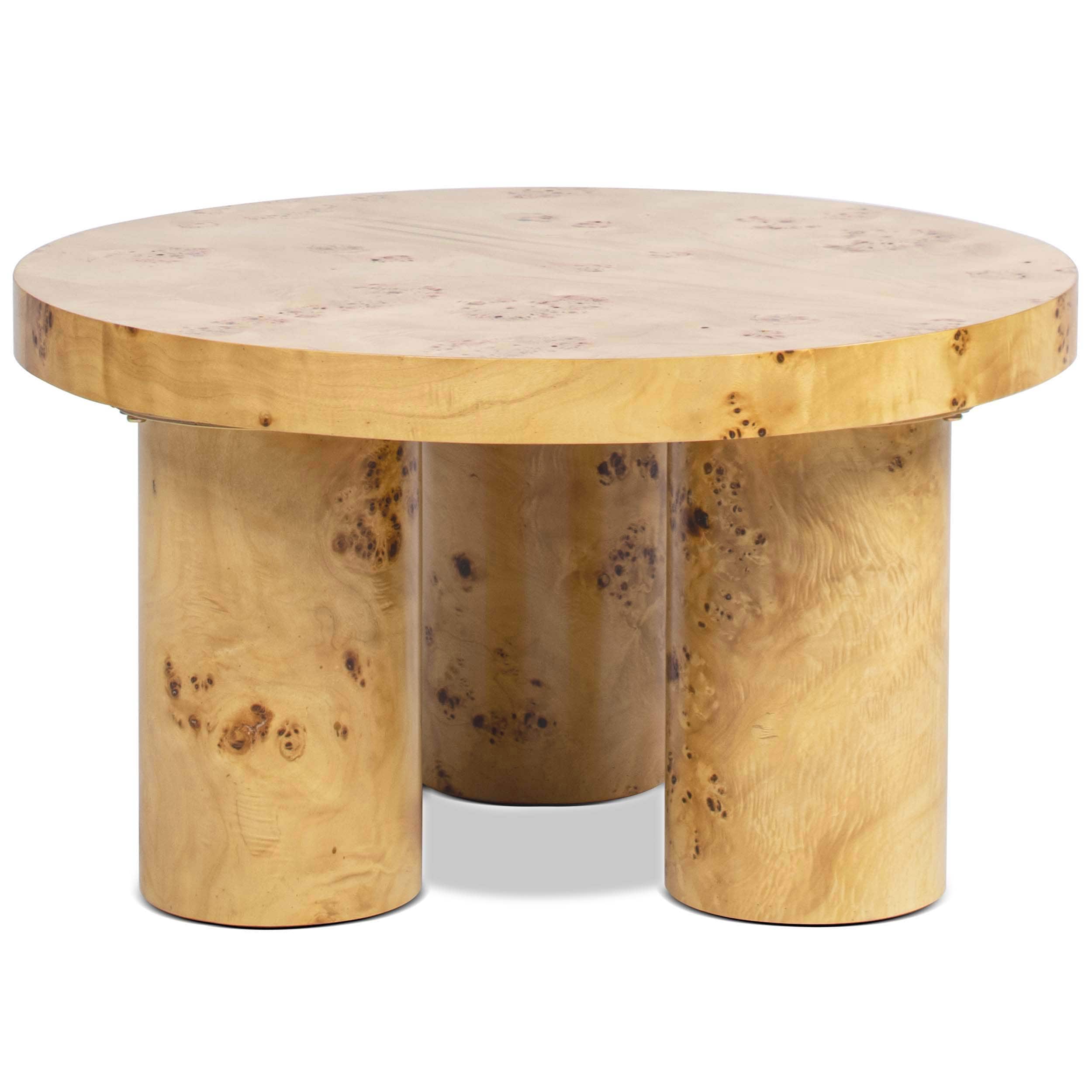 Jennifer Taylor Home LKFZ87680 Nebula Warm Natural Brown Poplar Wood Farmhouse Coffee Table