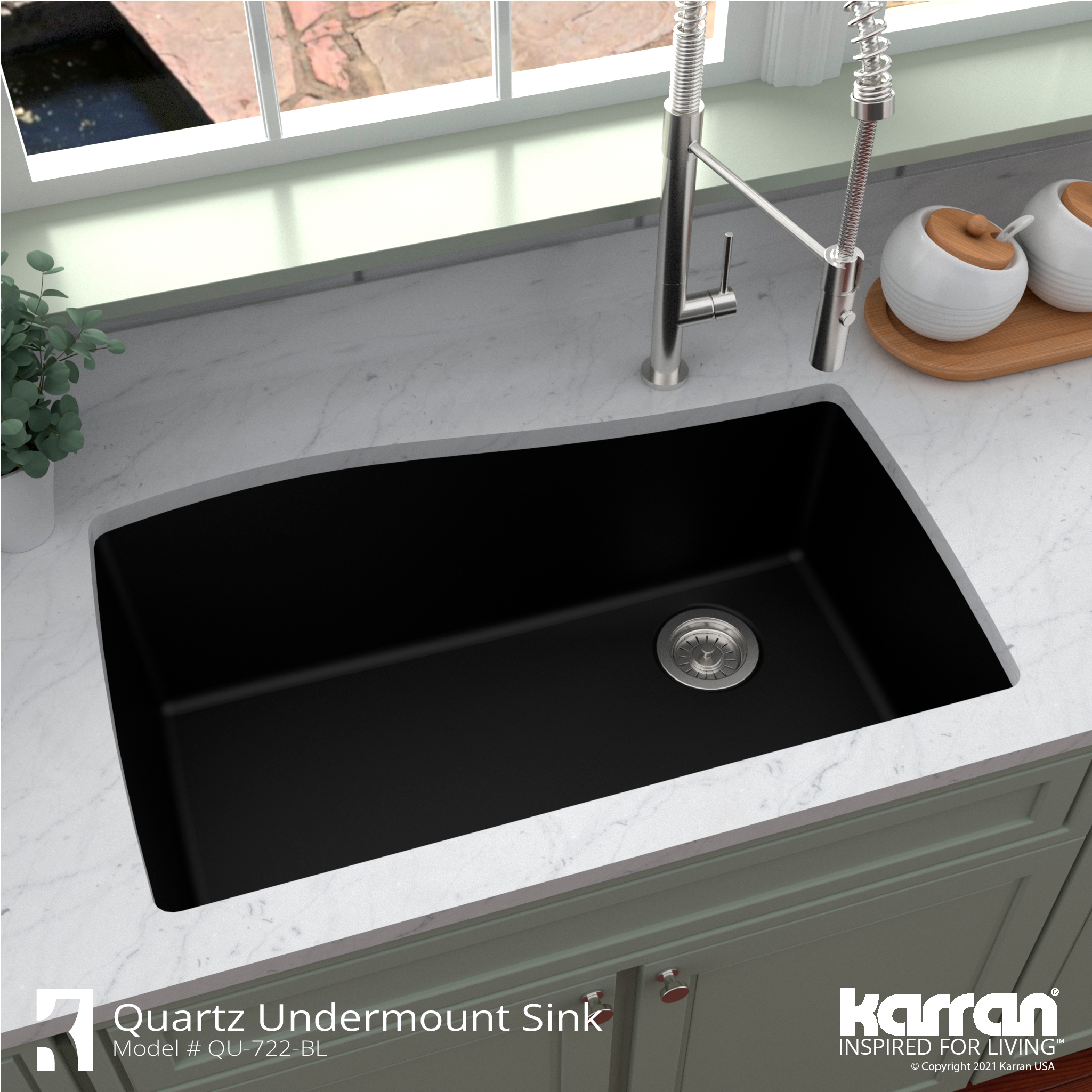 Karran QU-722-BL Kitchen-Sinks - View #6