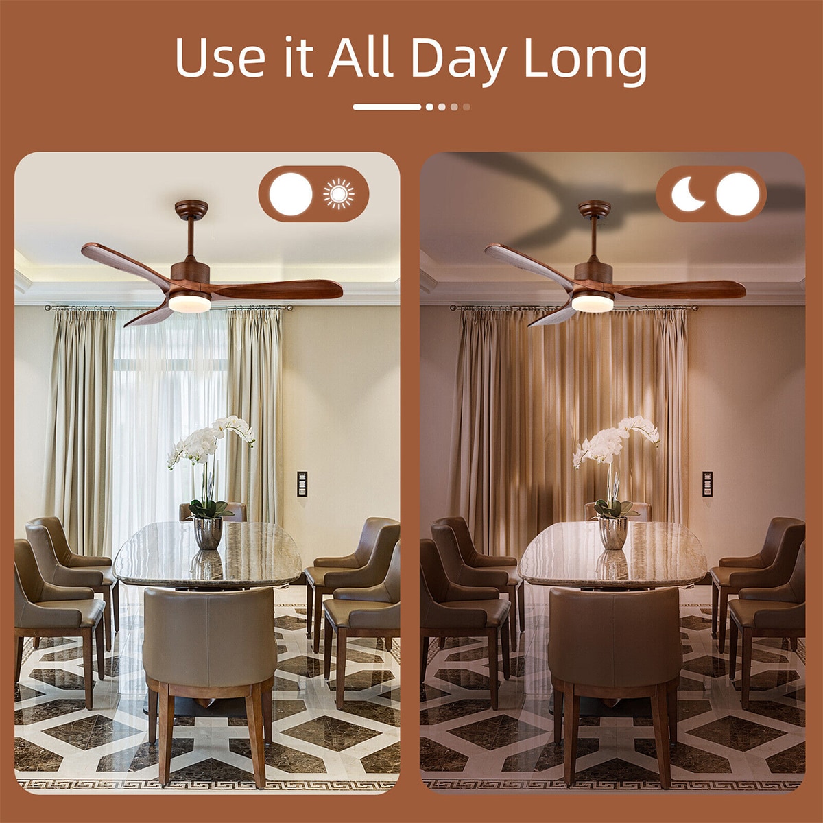 WELLFOR DFJ10118US-CF Ceiling-Fans - View #5