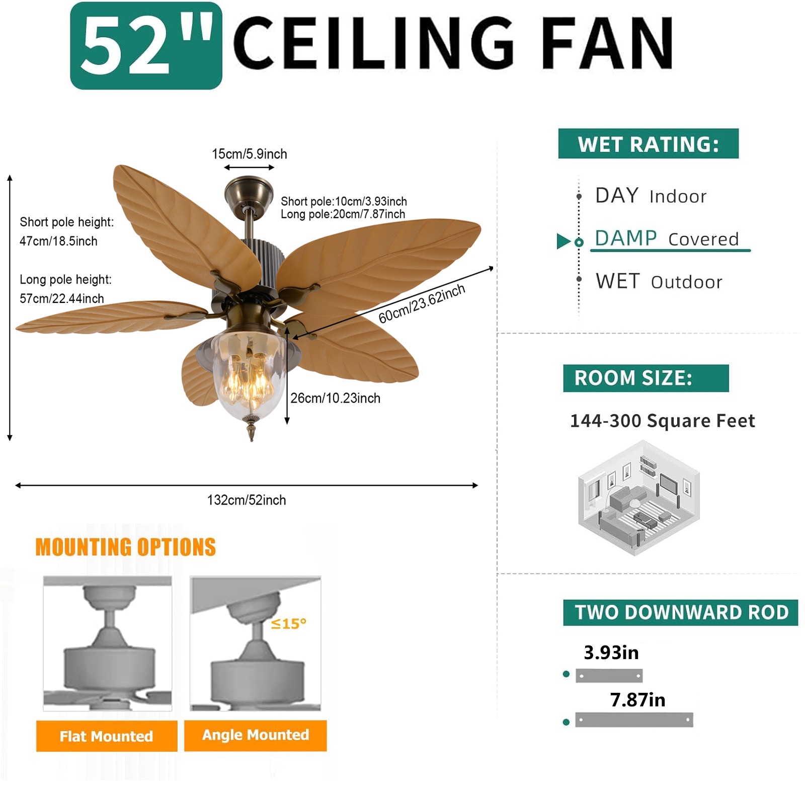 Oukaning HG-HCX-2264 Ceiling-Fans - View #5