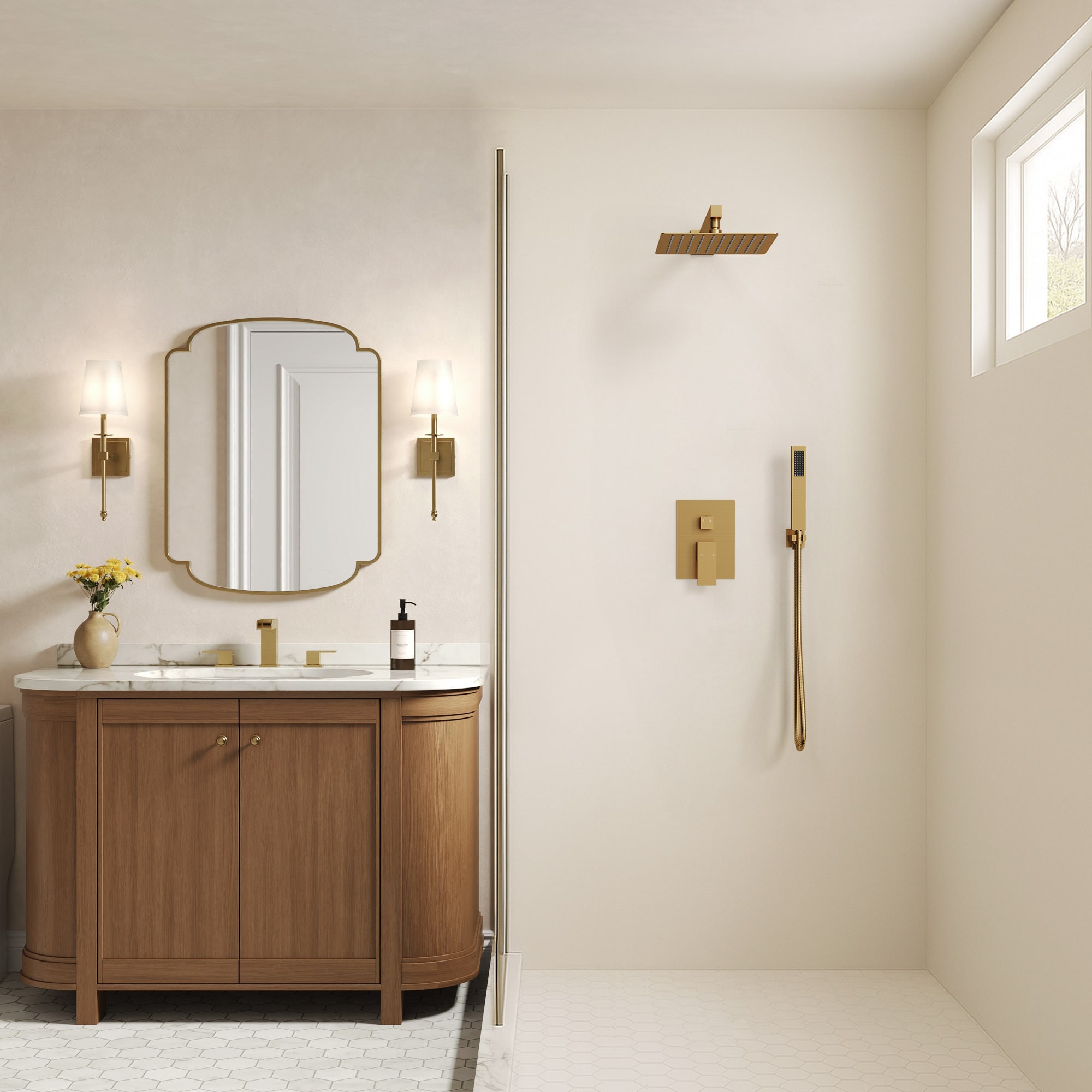 GRANDJOY SGF60GJ-66-BG10 Tub-Shower-Faucets - View #3