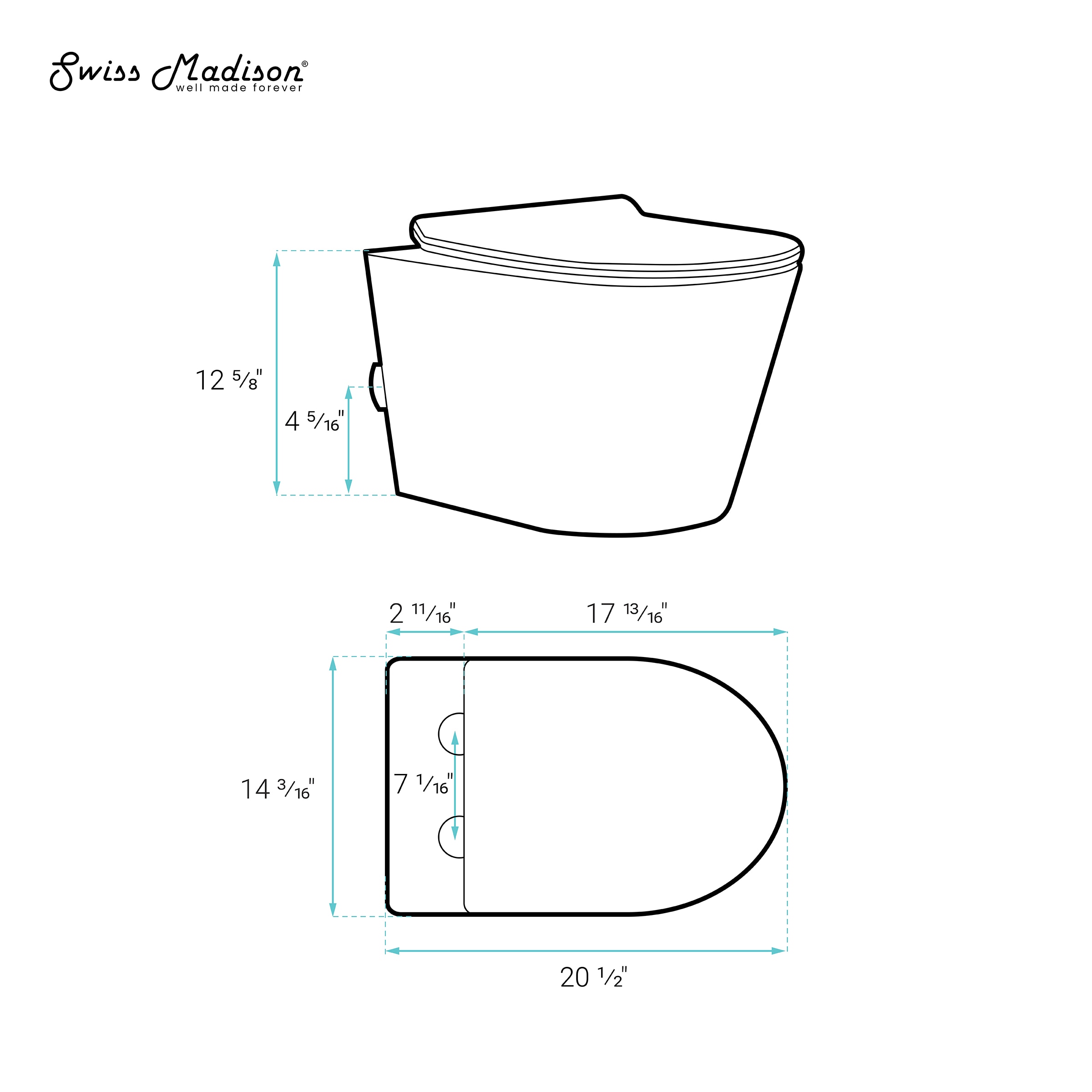 Swiss Madison SM-25-BFLUC05WH Toilet-Bowls - View #6