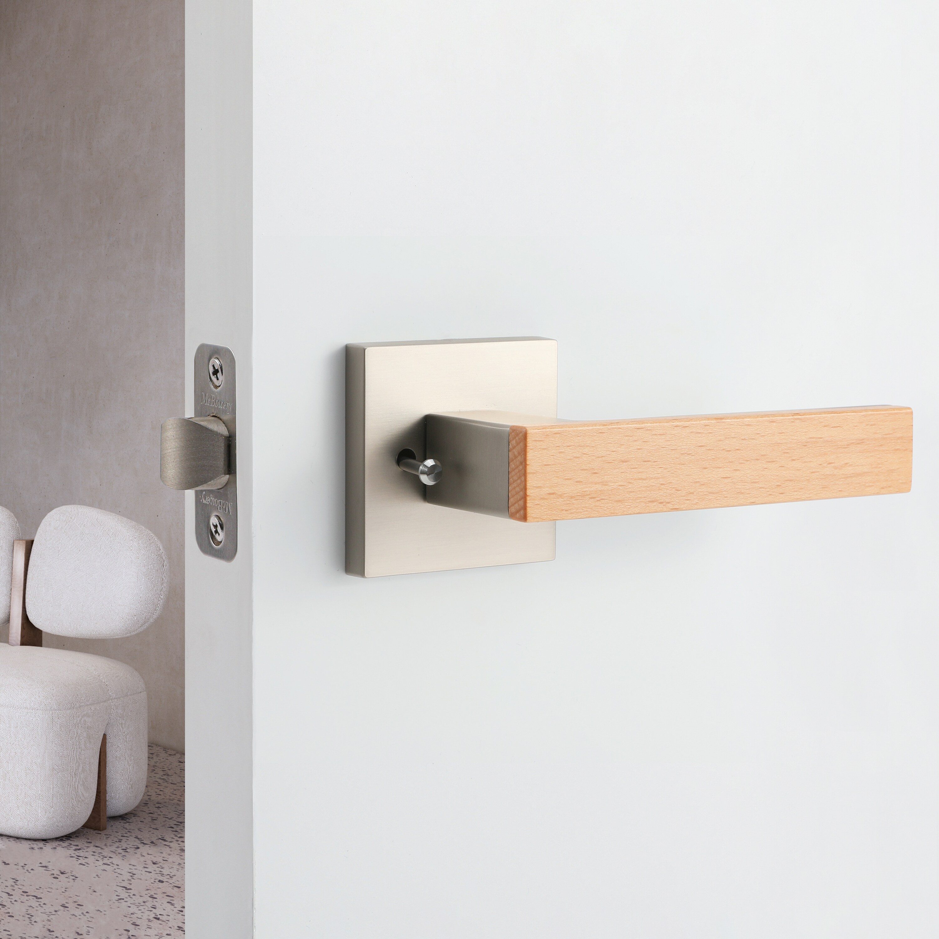 McBowery MB-1109PVSN-RH Door-Handles - View #2