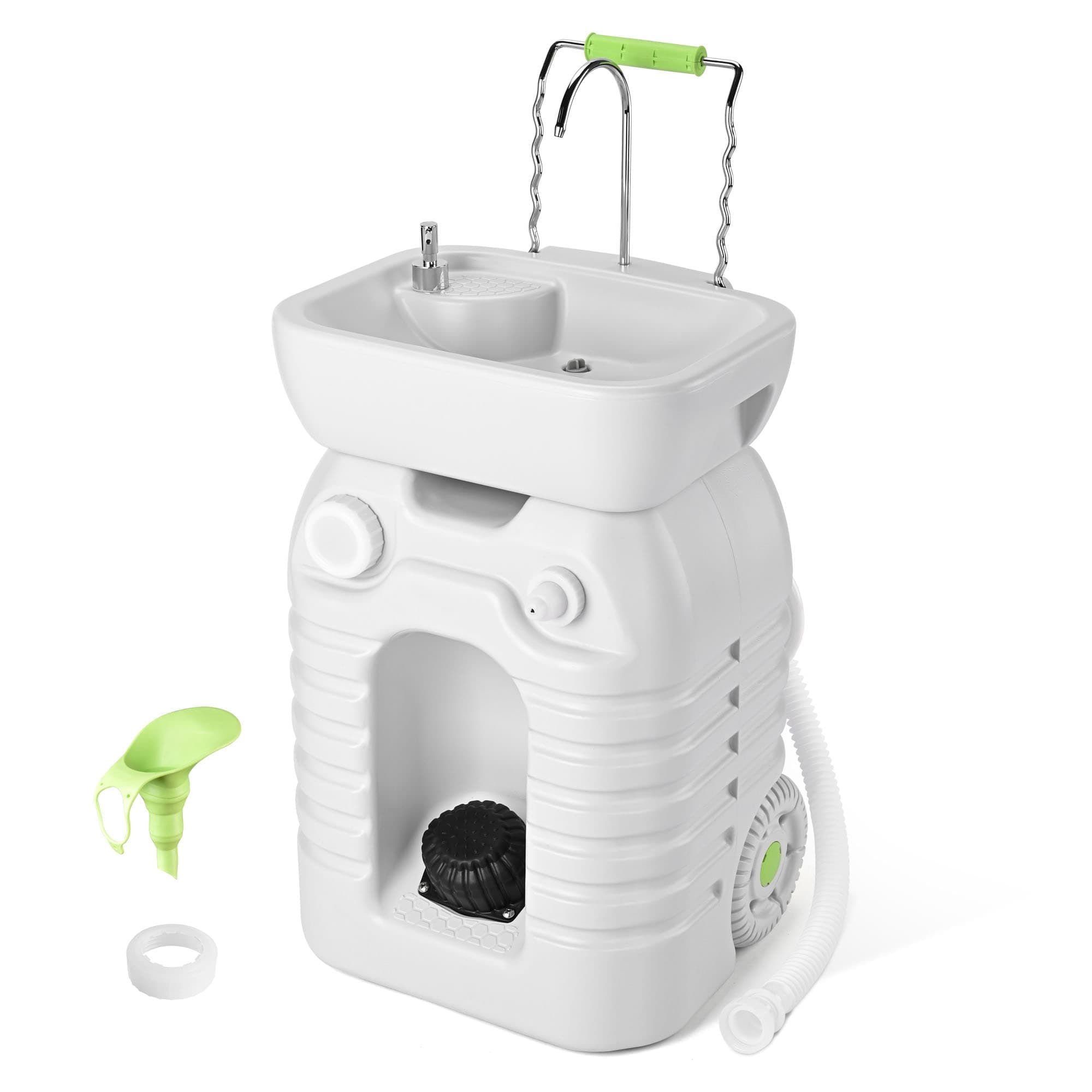 Yescom  45L Portable Sink Hand Wash Station with Pump 12 Gallon Washing Outdoor Travel Camping Booth