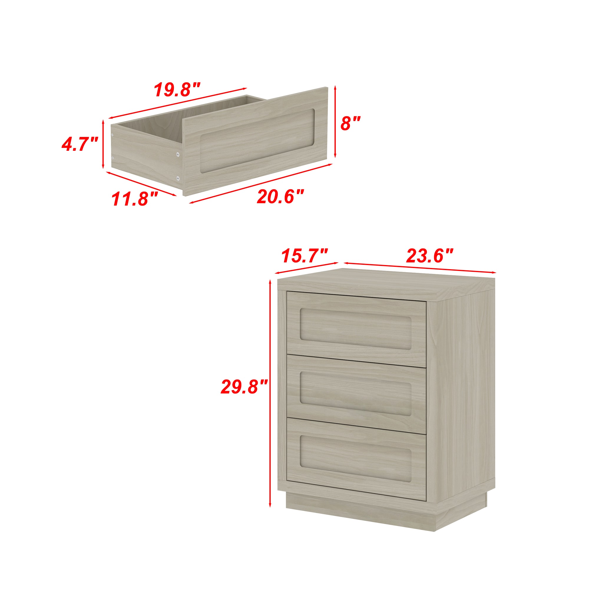 FUFU&GAGA KF260157-01 nightstands - View #12