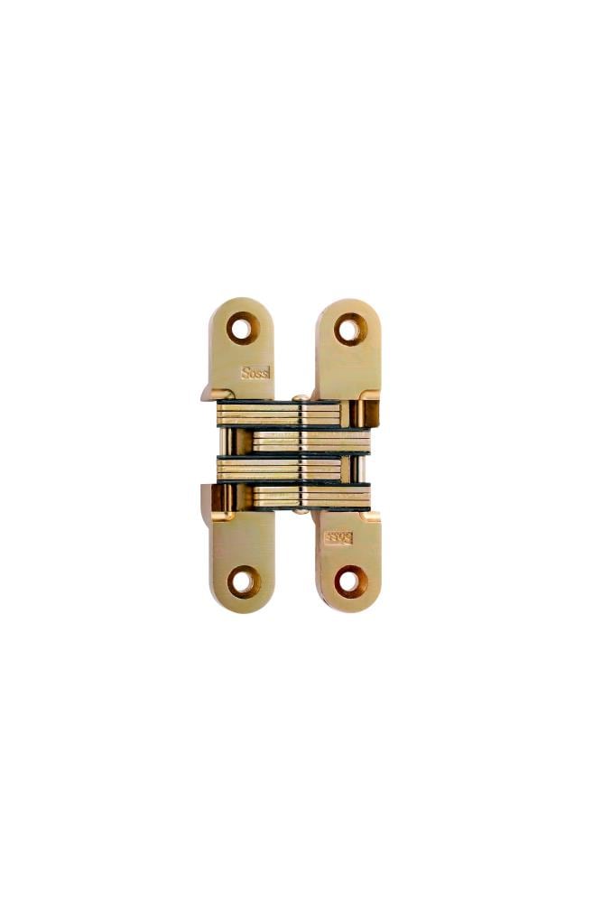 SOSS 212US4 212 3-3/4-in H Satin brass Mortise concealed Interior Door Hinge