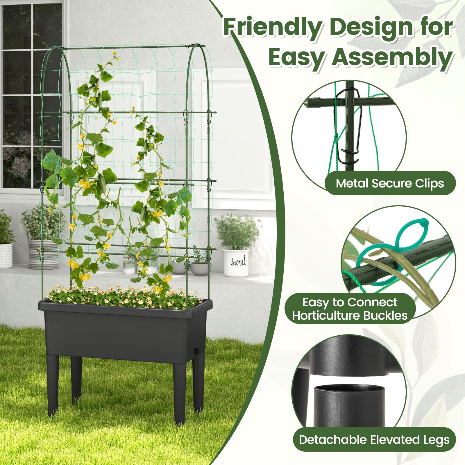  YSGT416663BK Raised-Planter-Boxes - View #2