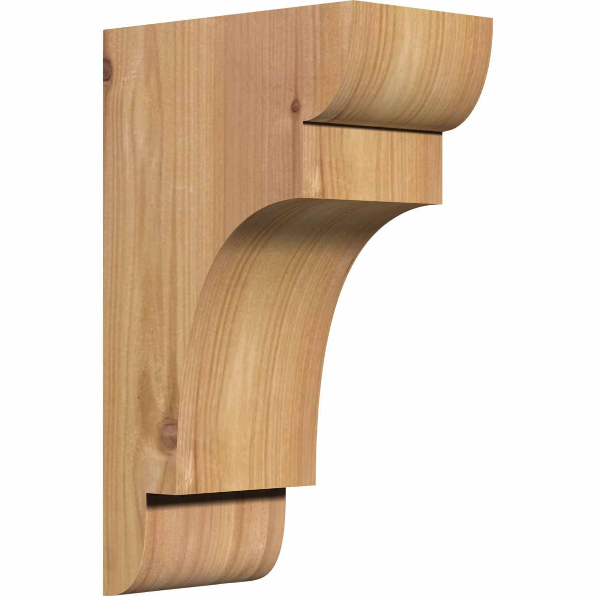 Ekena Millwork COR04X06X10NEB00SWR 3.5-in x 6-in x 10-in New brighton Unfinished Western red cedar Wood Paintable/Stainable Corbel