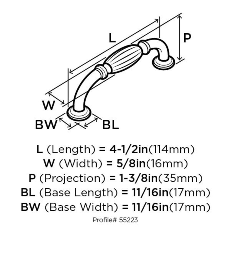 Amerock BP55223PN Cabinet-Pulls - View #8