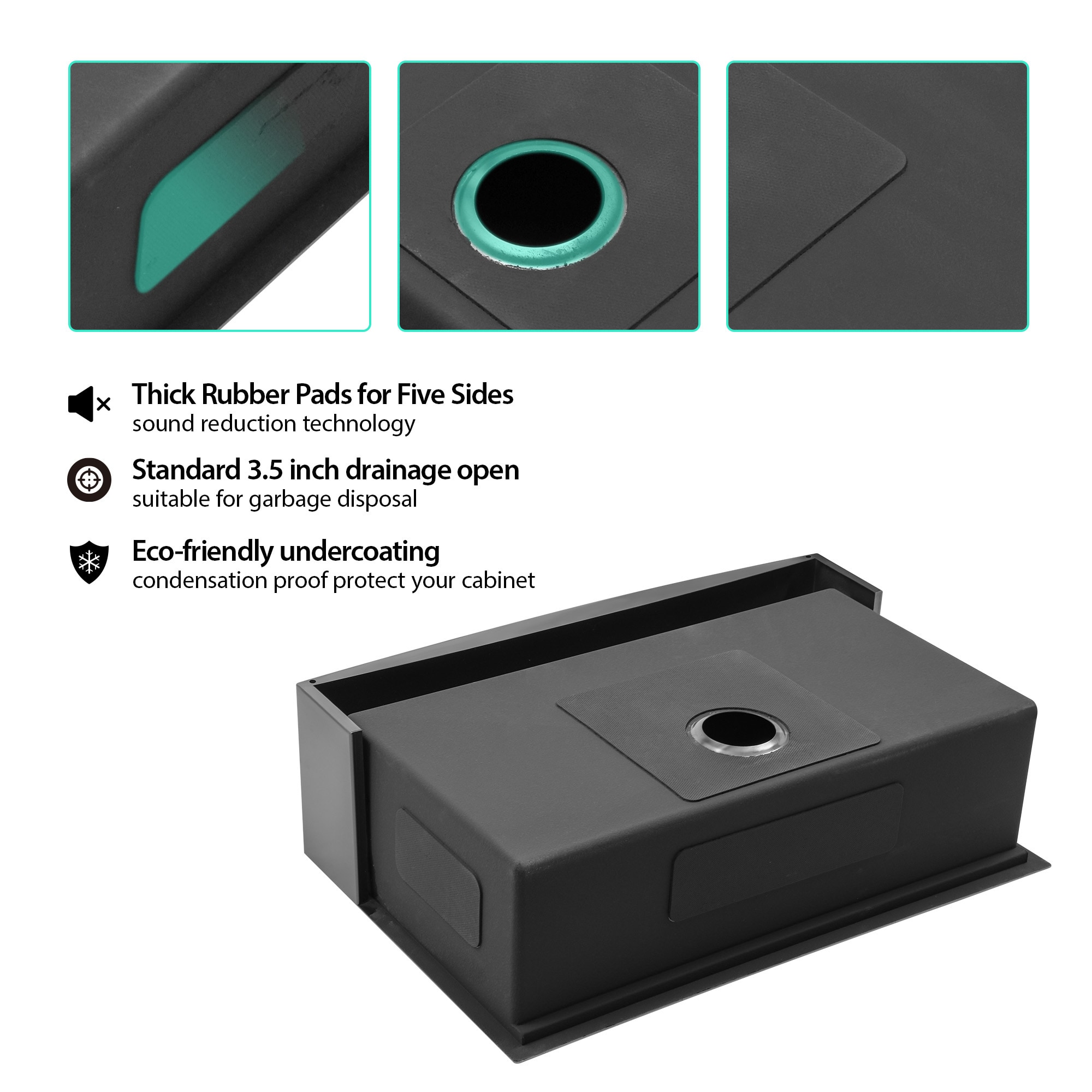 Lordear H-LABS3022R1 Kitchen-Sinks - View #9