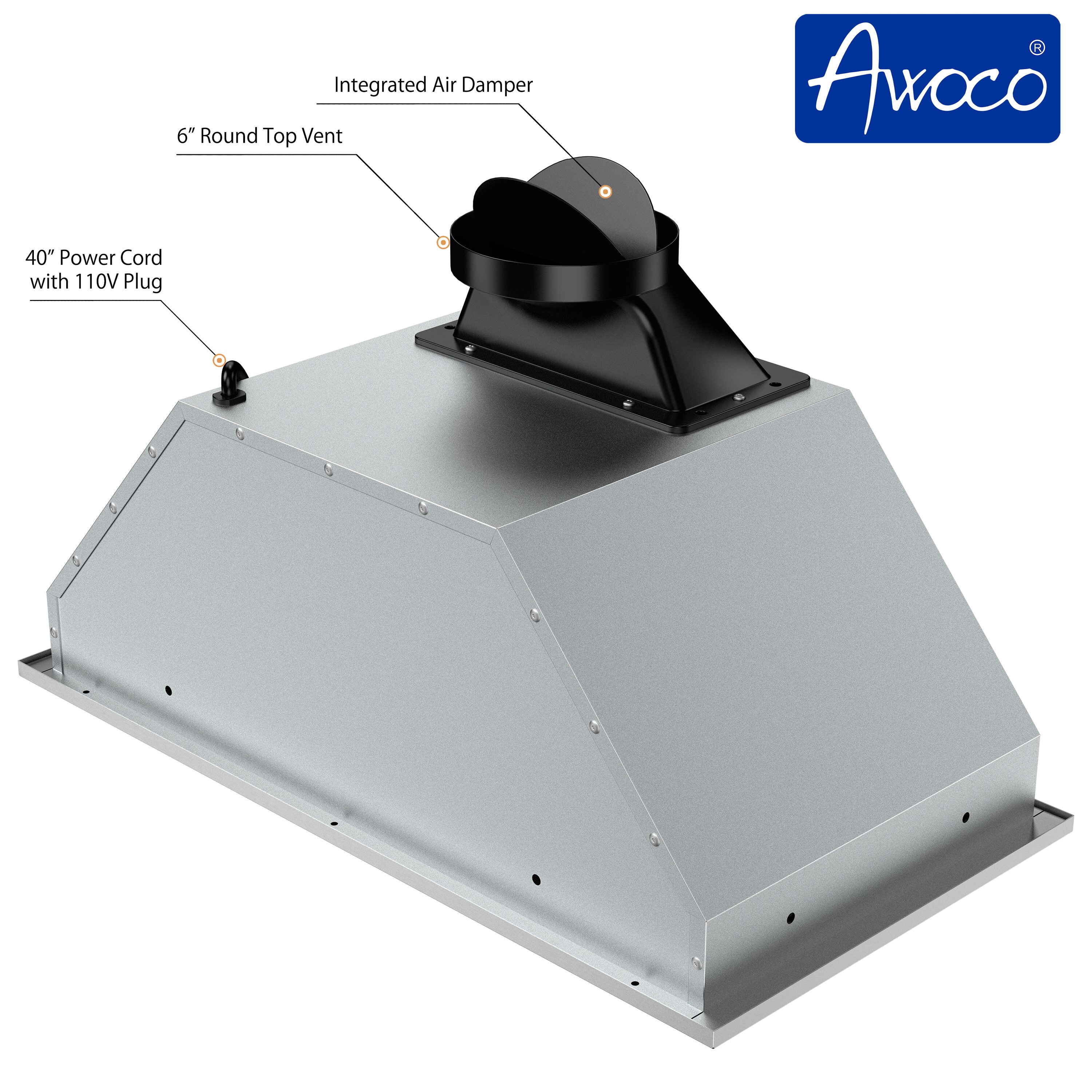 Awoco RH-BQ-M30 Undercabinet-Range-Hoods - View #5