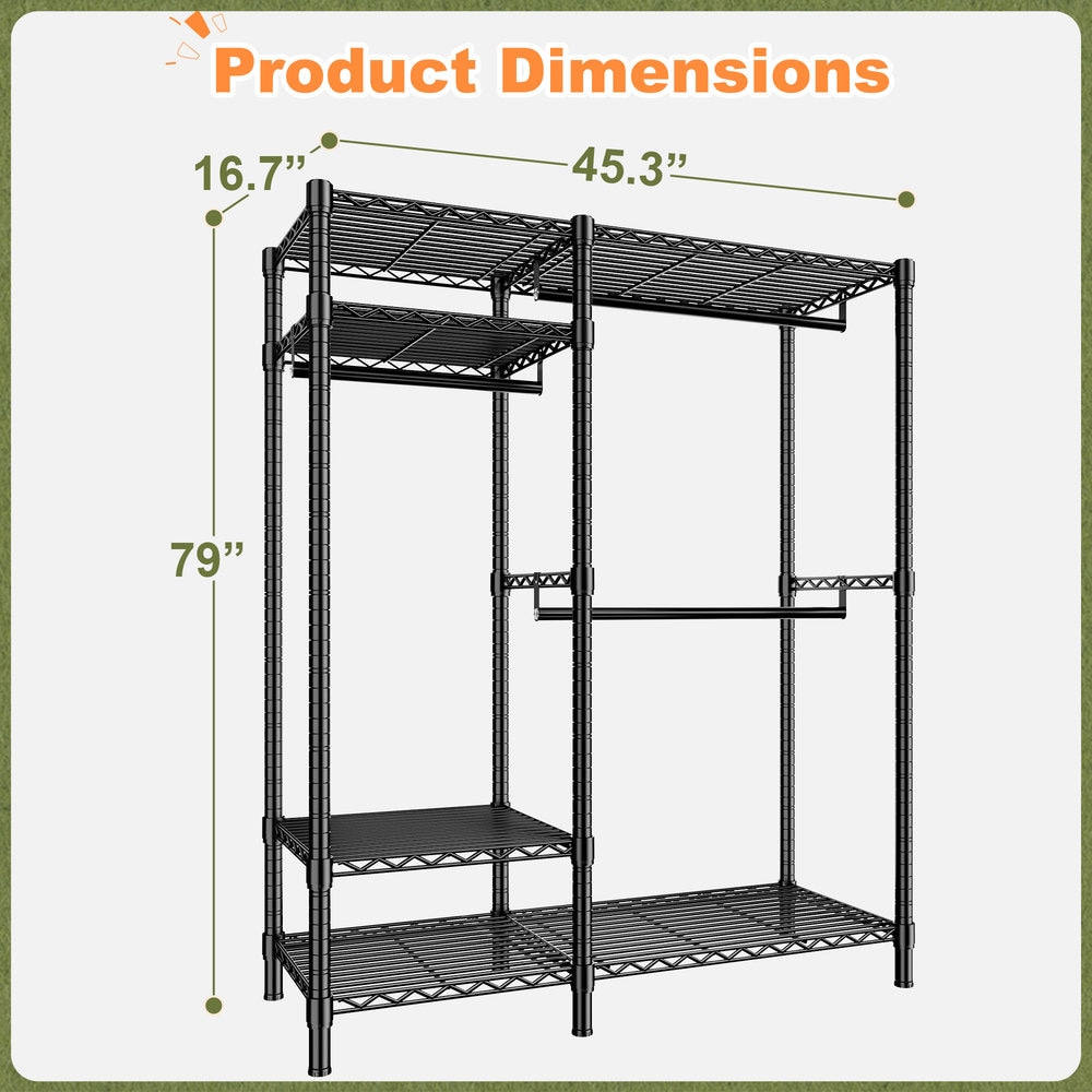 Raybee RB6P3H-BLE Garment-Racks - View #5