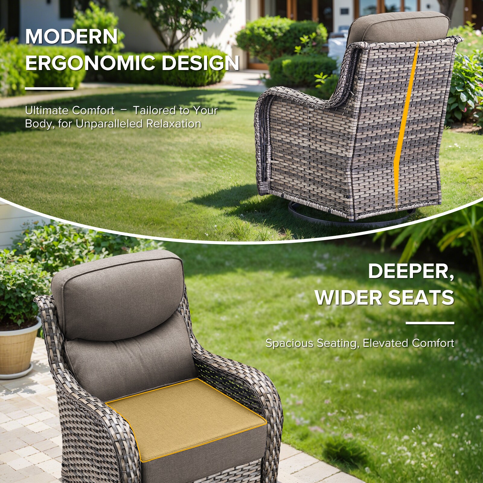 Pocassy PJ-JHXL1336-2 Patio-Conversation-Sets - View #5