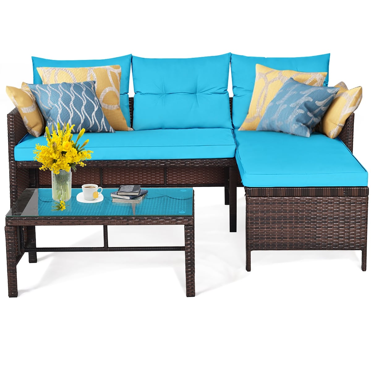 Costway HW63870TU Patio-Conversation-Sets - View #2