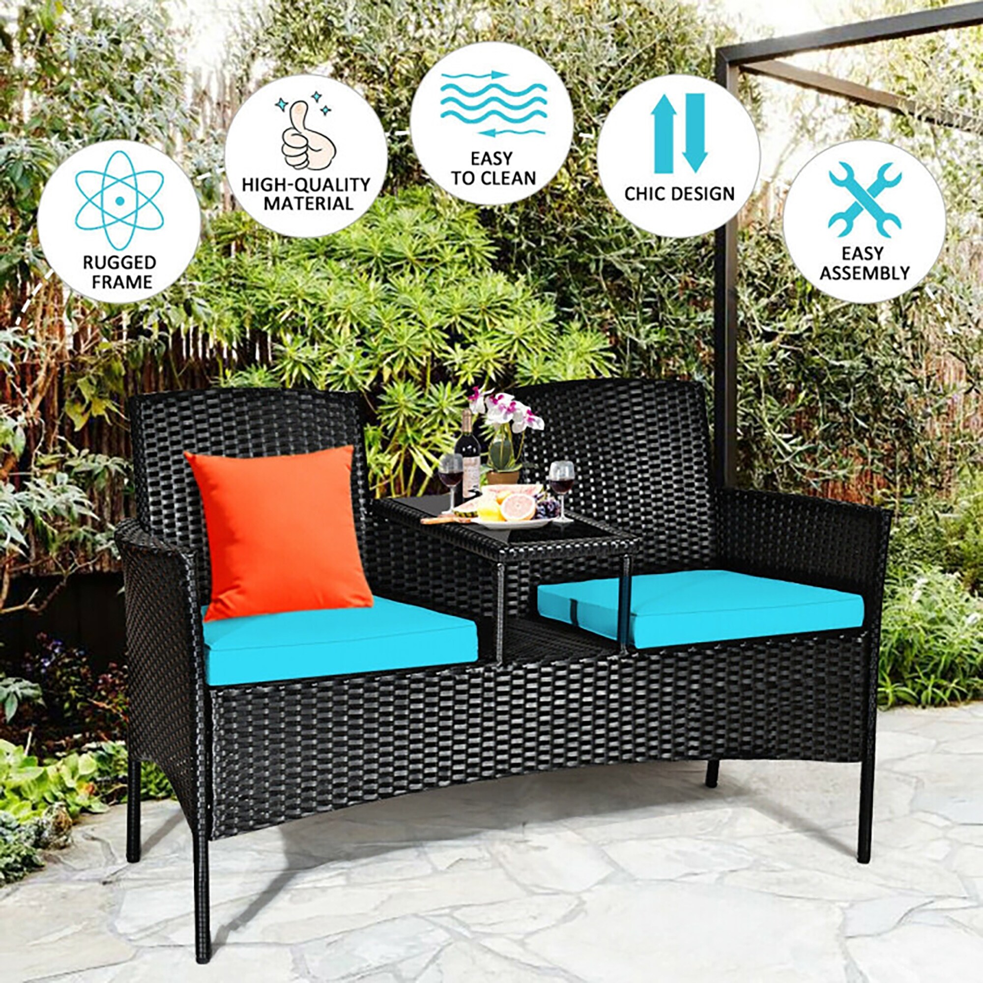CASAINC CEW-CYHZ012-BL-DB13 Patio-Chairs - View #4
