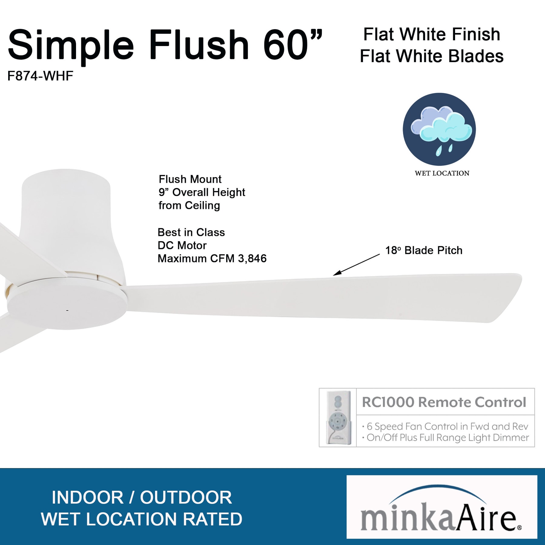 Minka Aire F874-WHF Ceiling-Fans - View #4